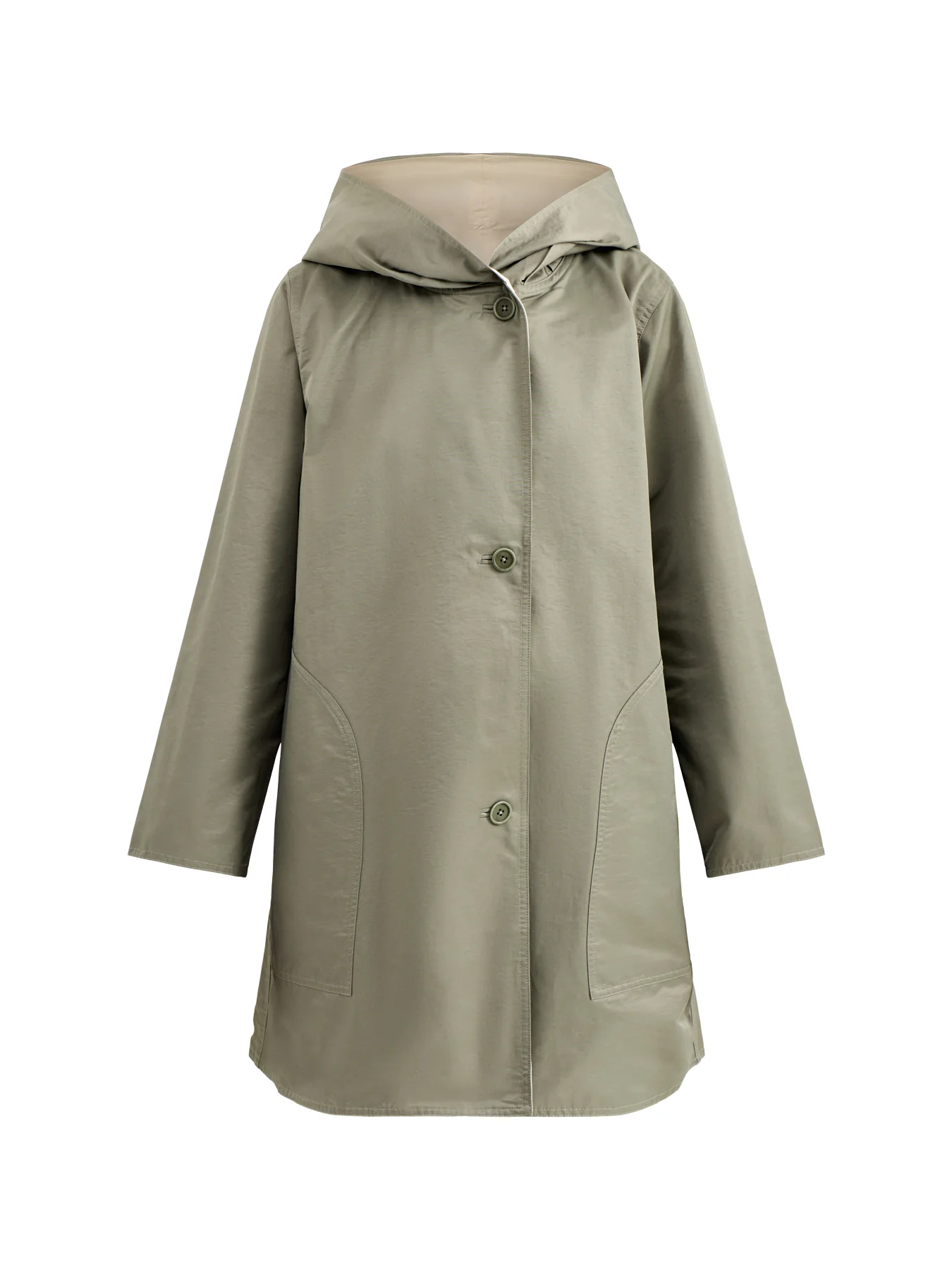 Reversible Hooded Coat Multi