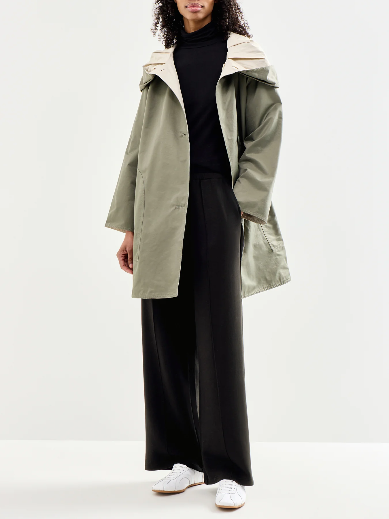 Reversible Hooded Coat Multi - Image 2