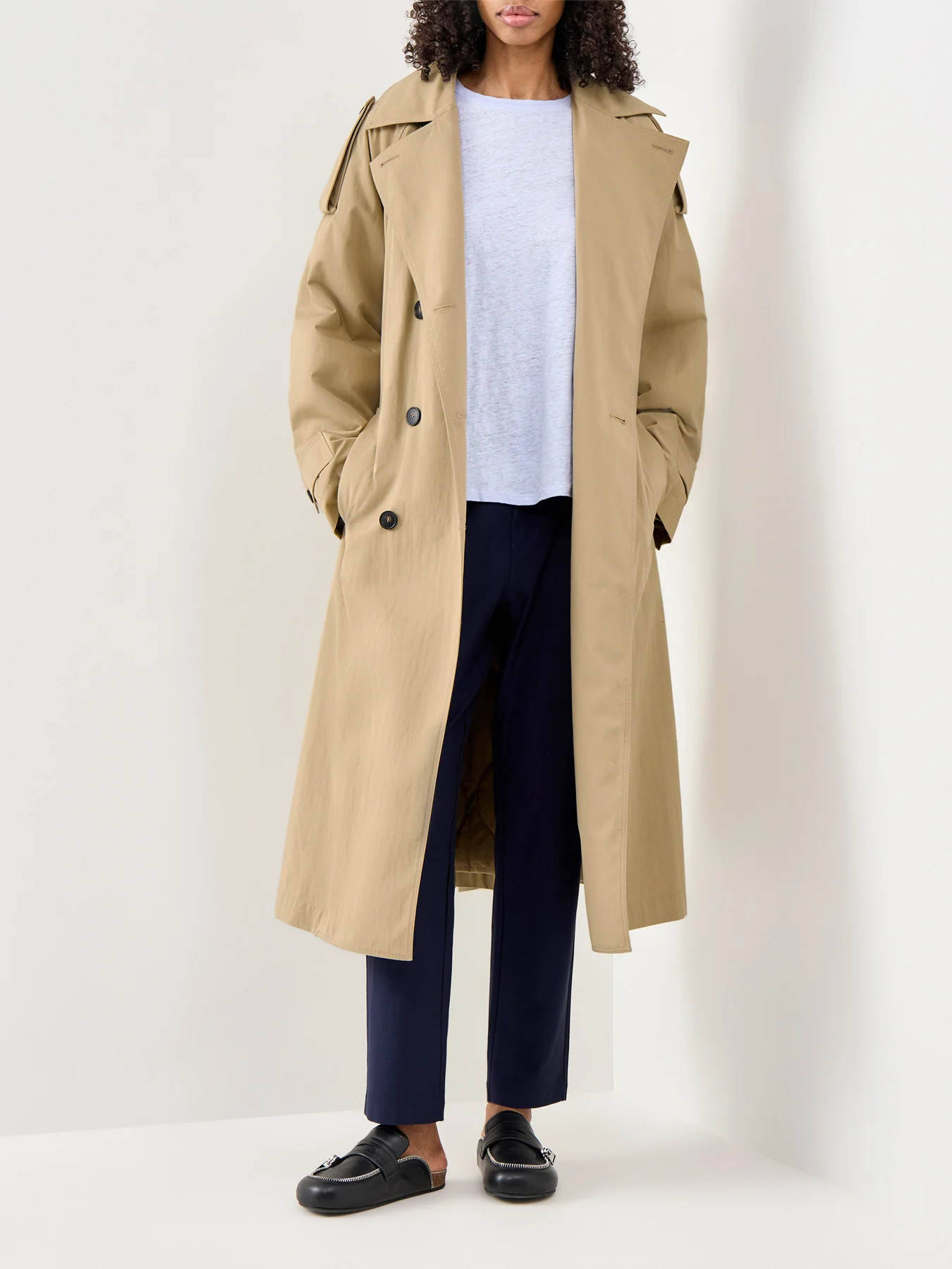 Slim Ankle Pants Navy - Image 2