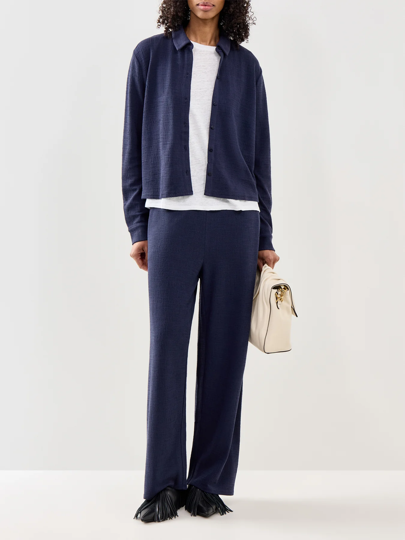 Straight Ankle Pants Navy - Image 2