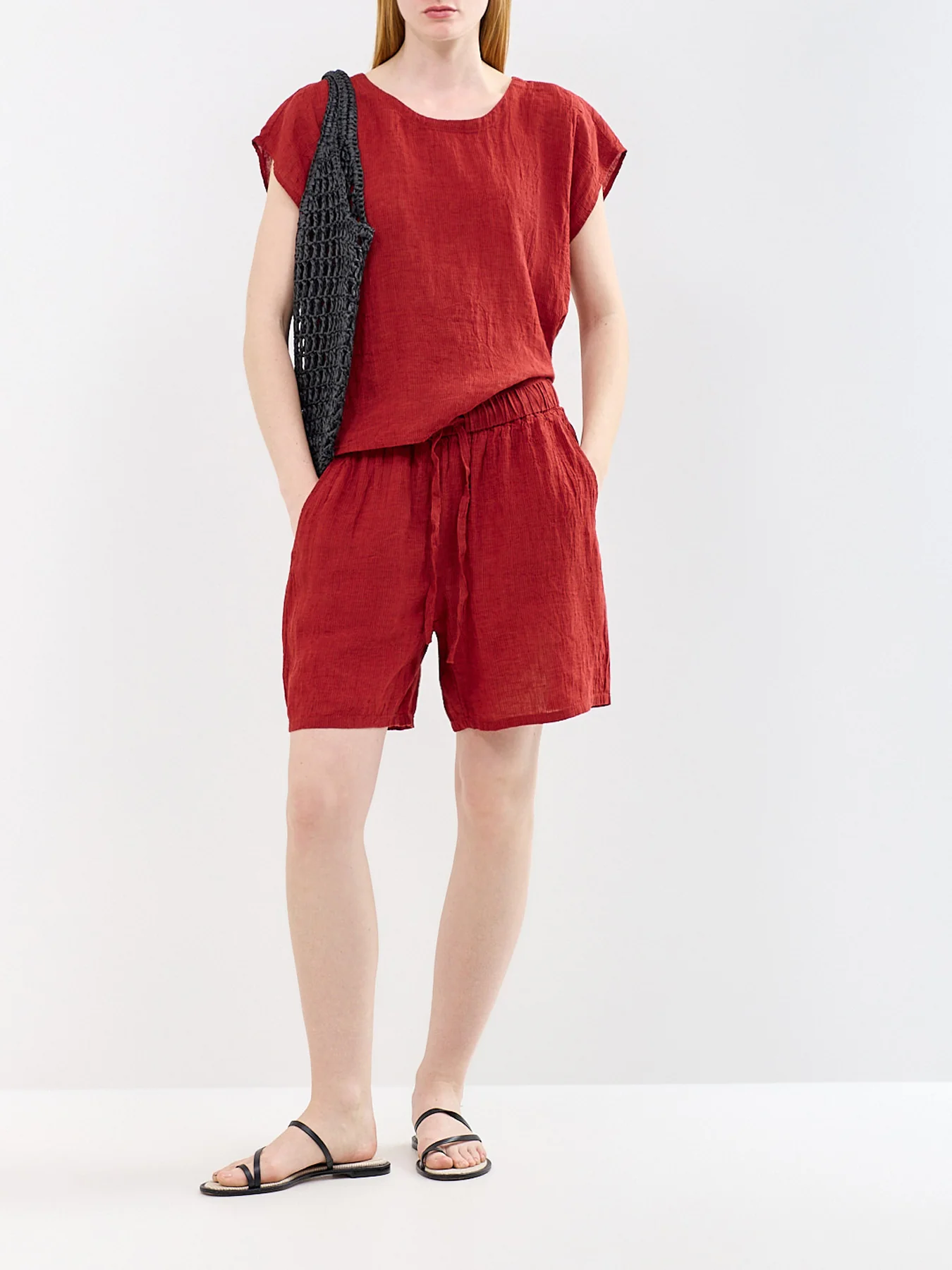 Walking Shorts Red - Image 2
