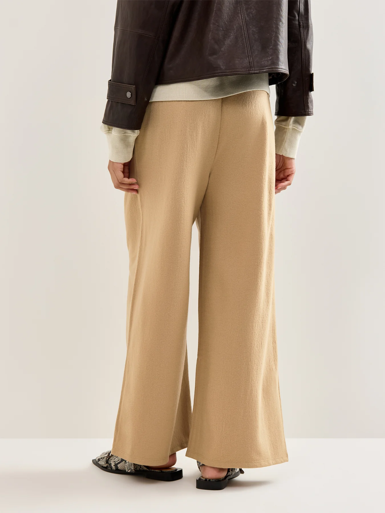 Wide Ankle Pants Biscuit - Image 5