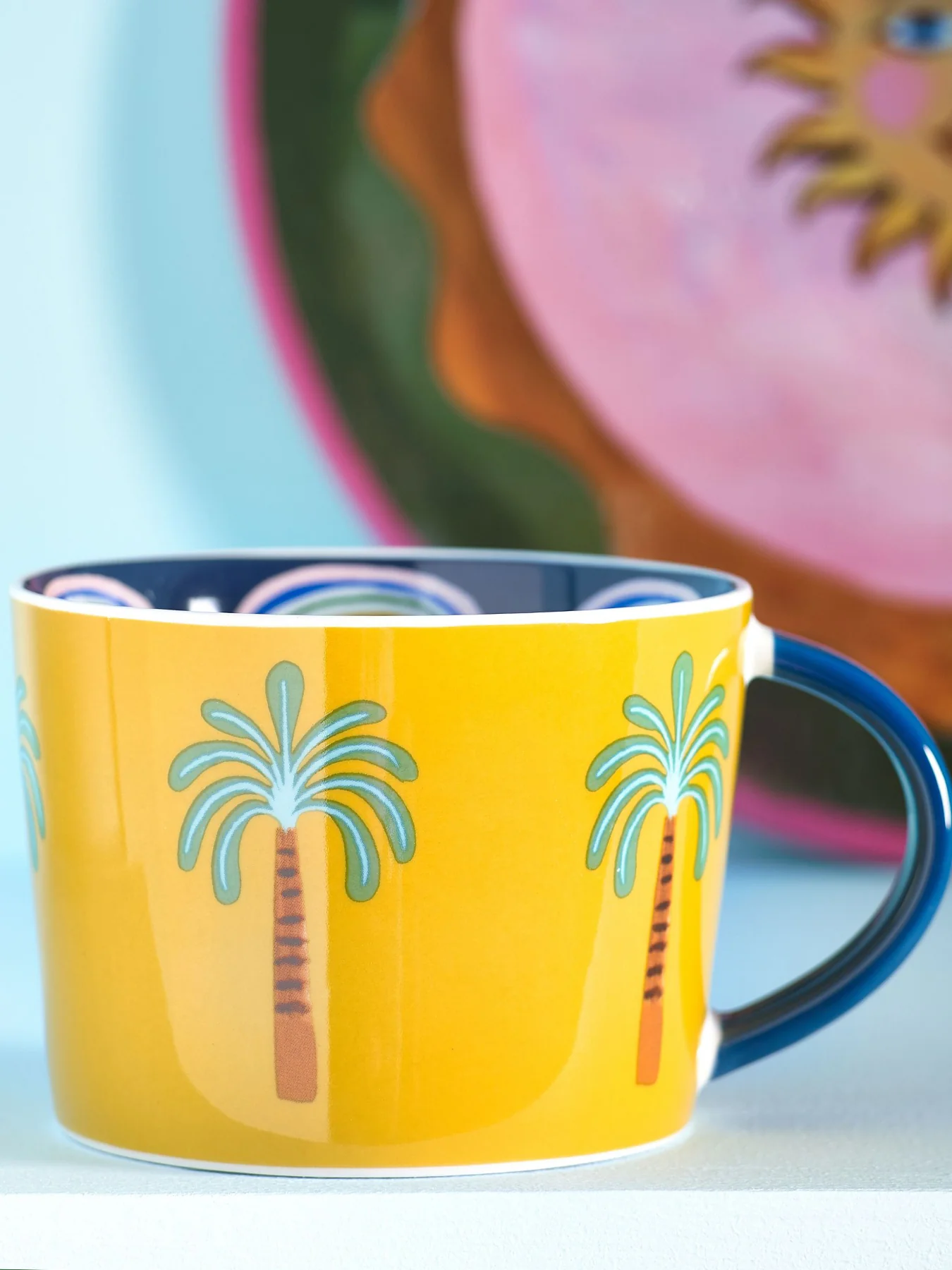 Palm Tree Mug Multi - Image 2