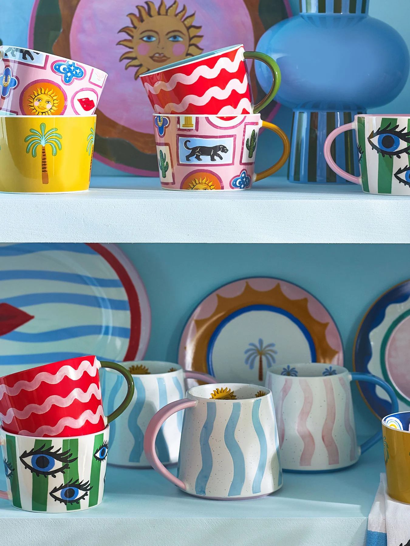 Electric Coast Pink Wave Mug - Image 4