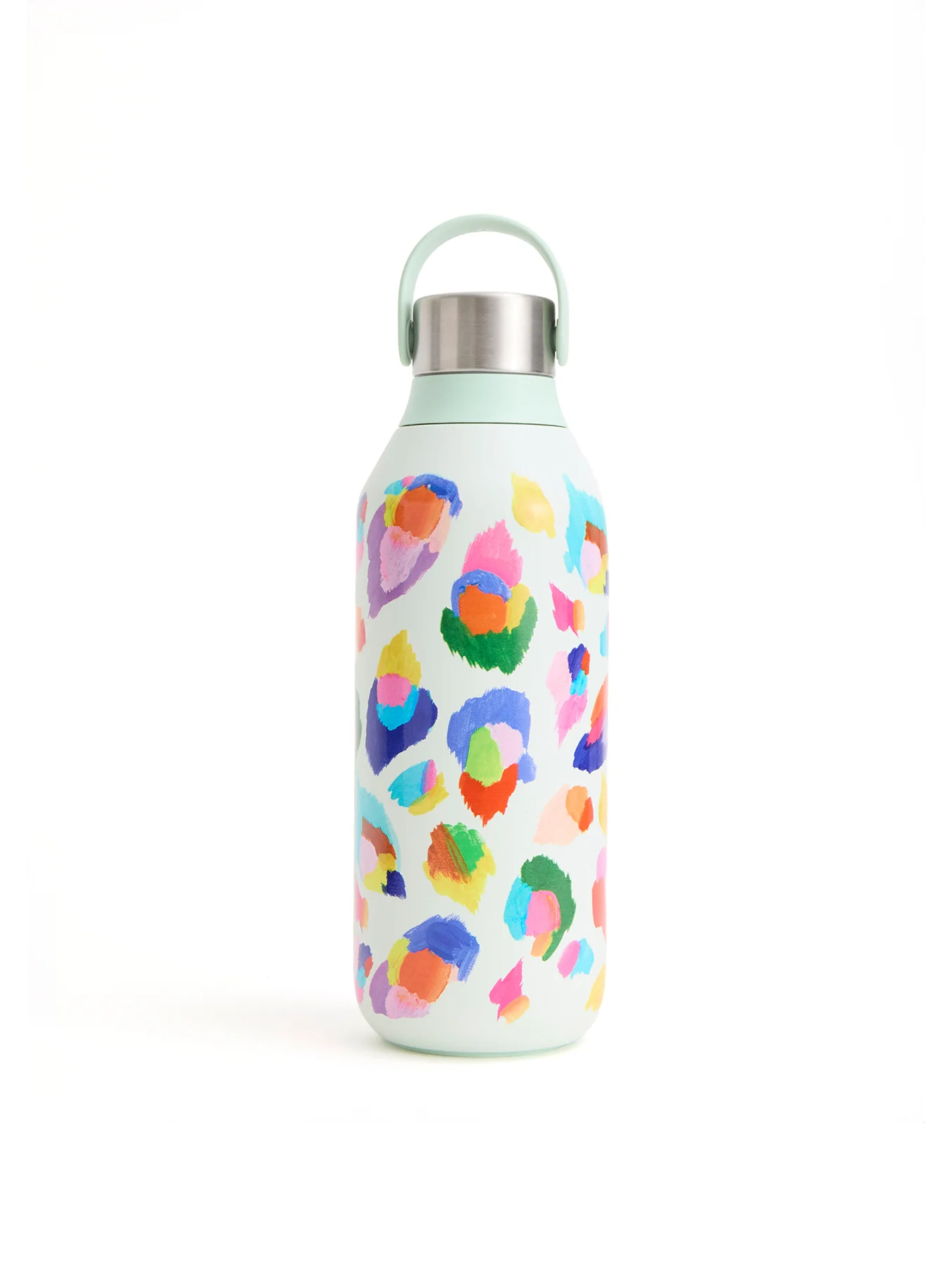 Insulated Reusable Bottle with Leopard Print Design - Image 3
