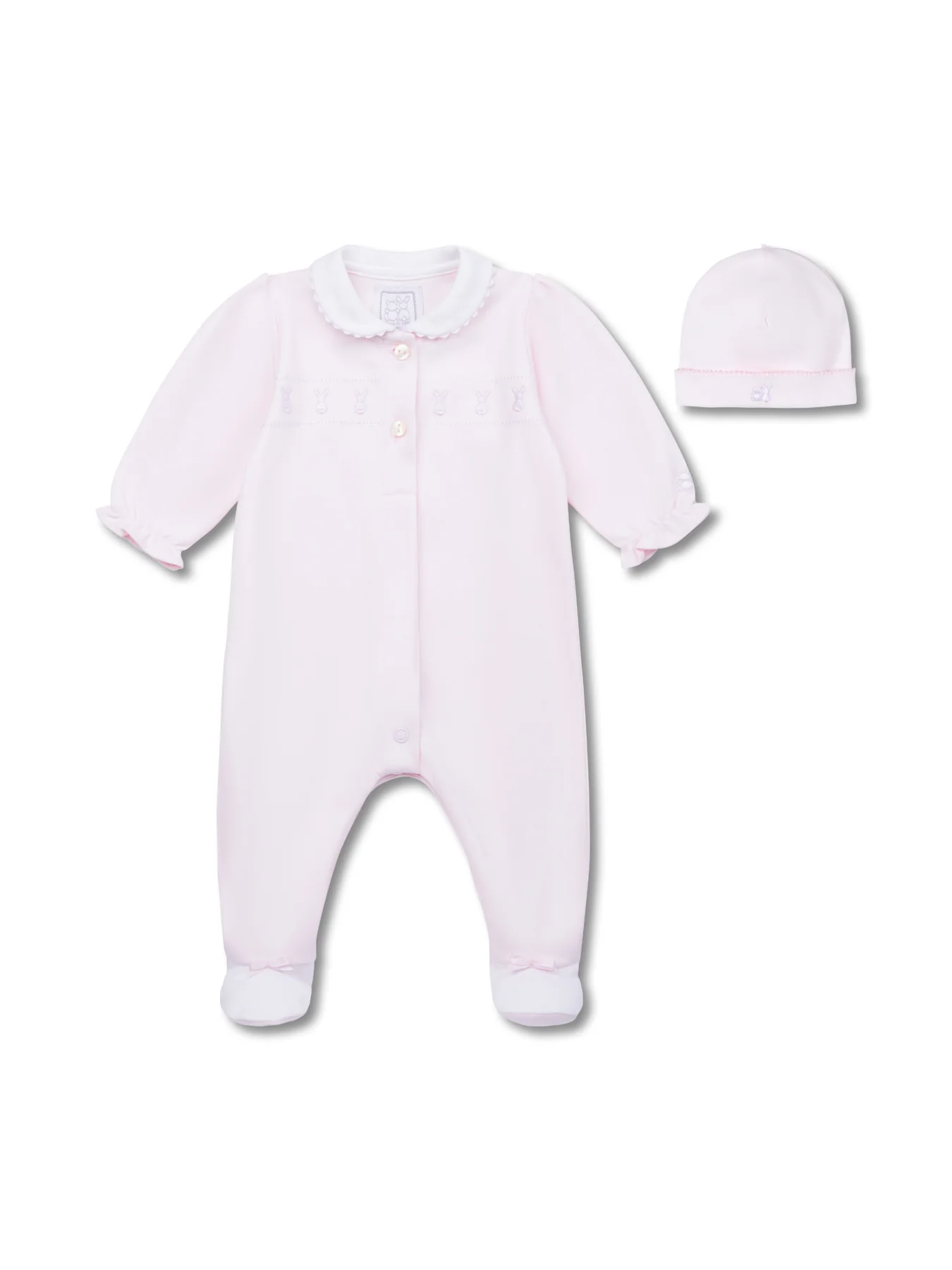Helen Babygrow and Hat Set Pink