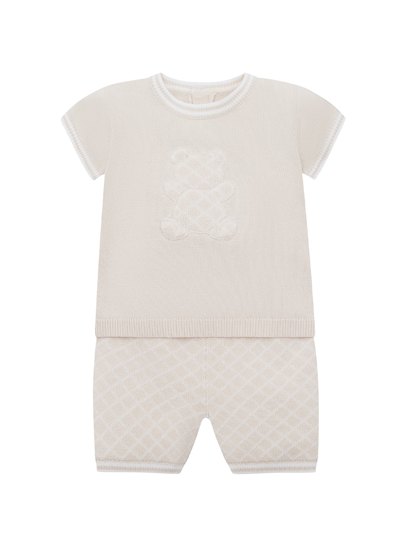 Baby Lennox Knitted Two-Piece Set Cream
