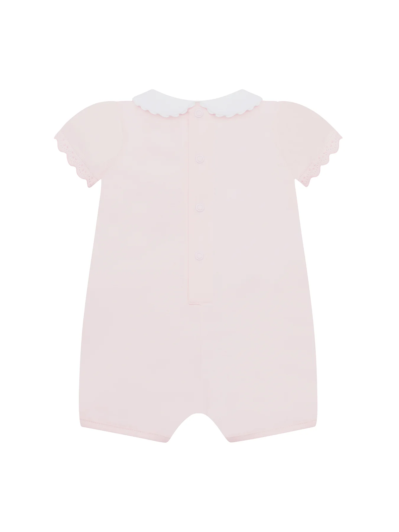 Baby Louise Stretch Jersey Romper Pink - Image 2