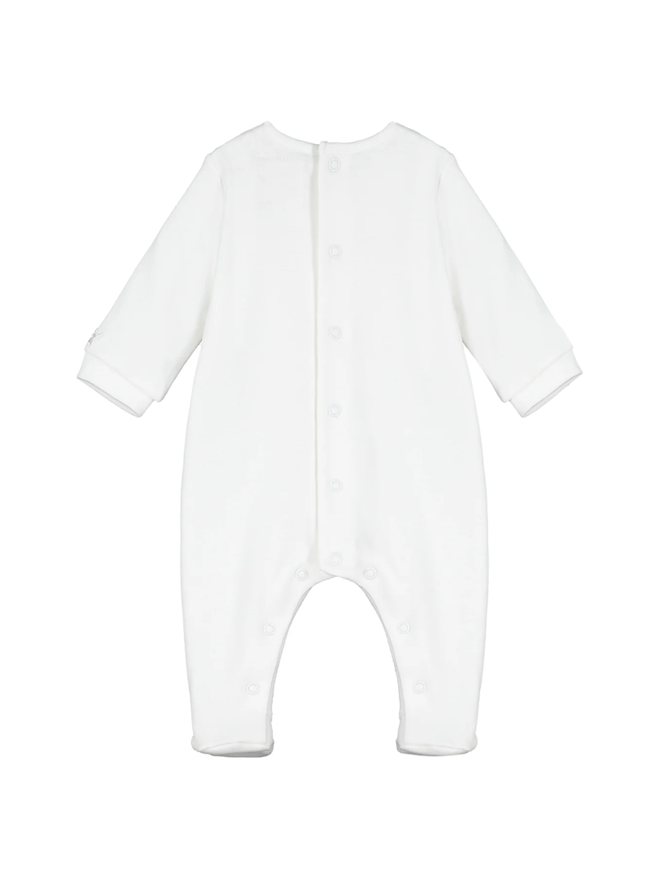 Mallory Interlock AIO with feet Embroidered Yoke and Hat White - Image 3
