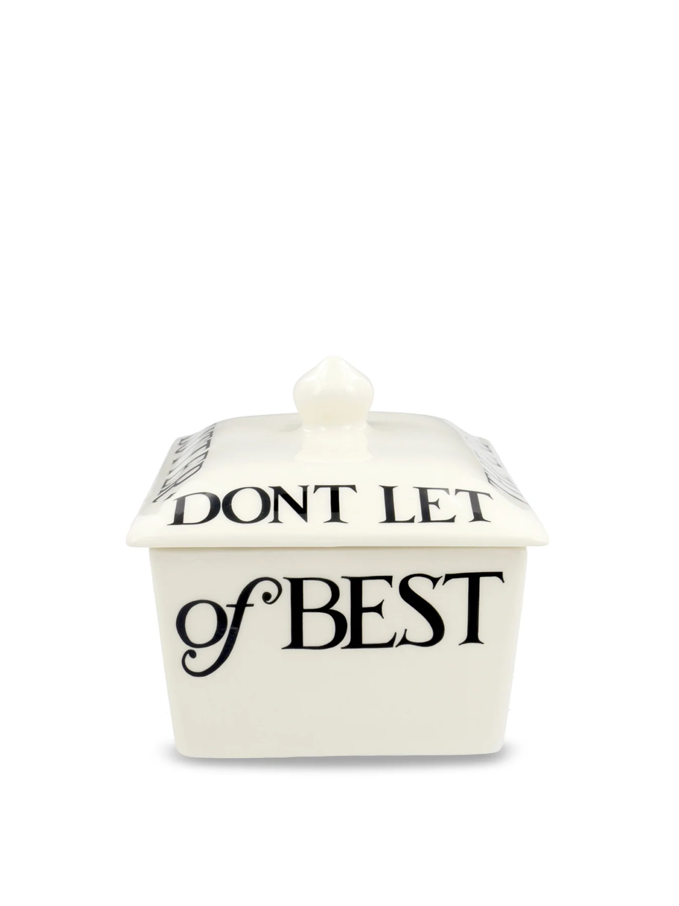 Black Toast Small Butter Dish - Image 3