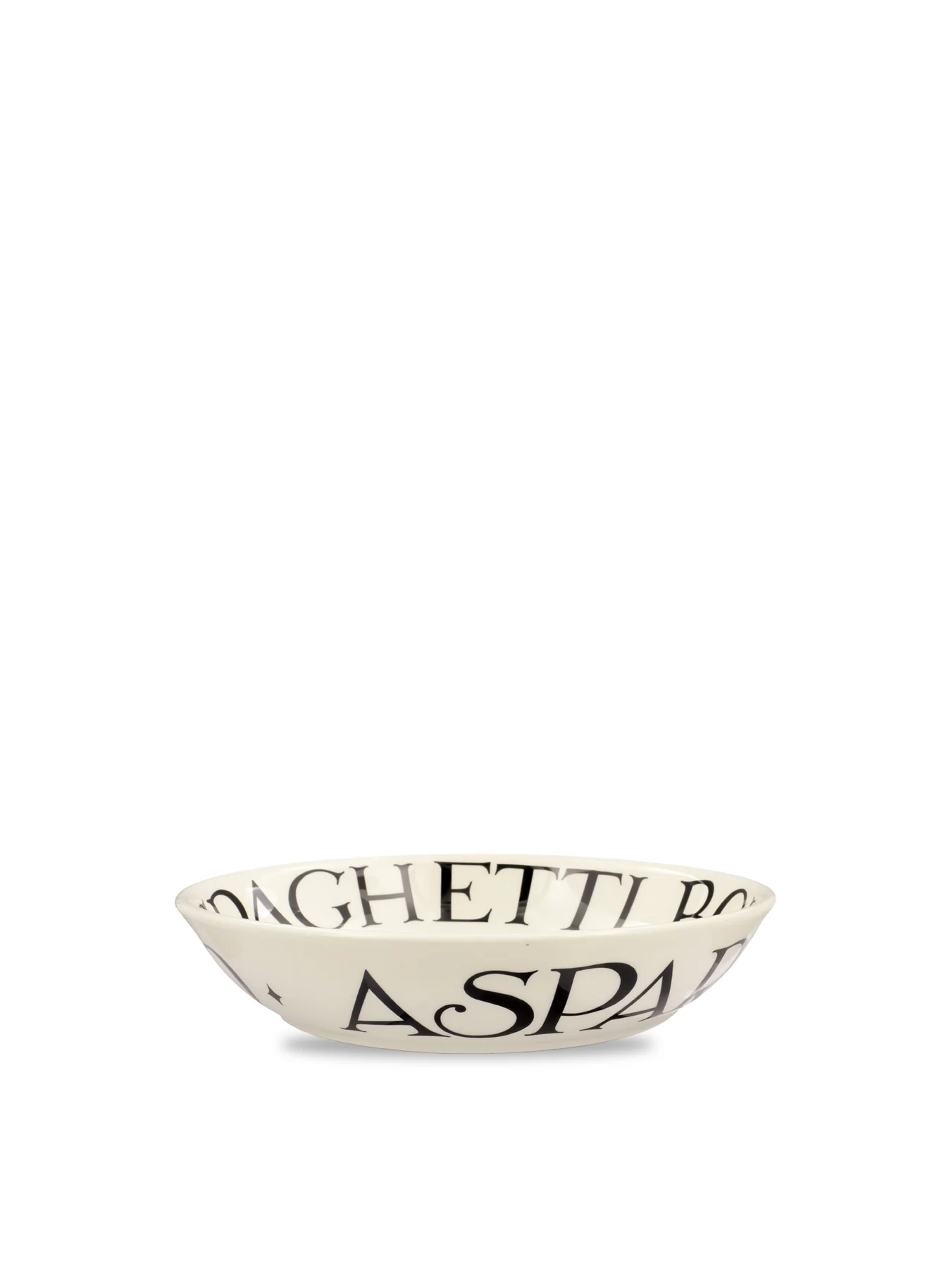 Black Toast Spaghetti Bolognese Medium Pasta Bowl