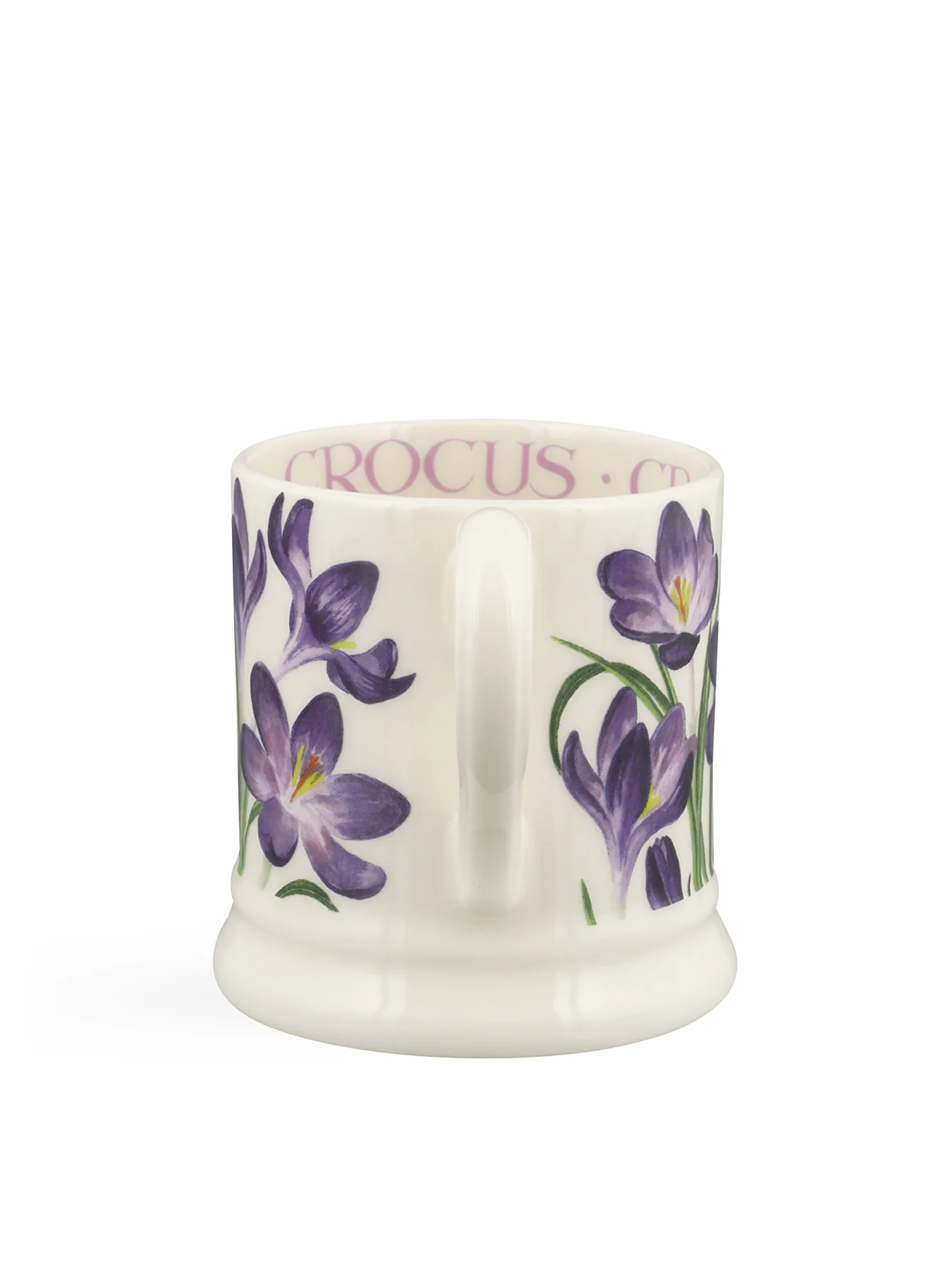 Crocus Stoneware Mug with Botanical Artwork - Image 3