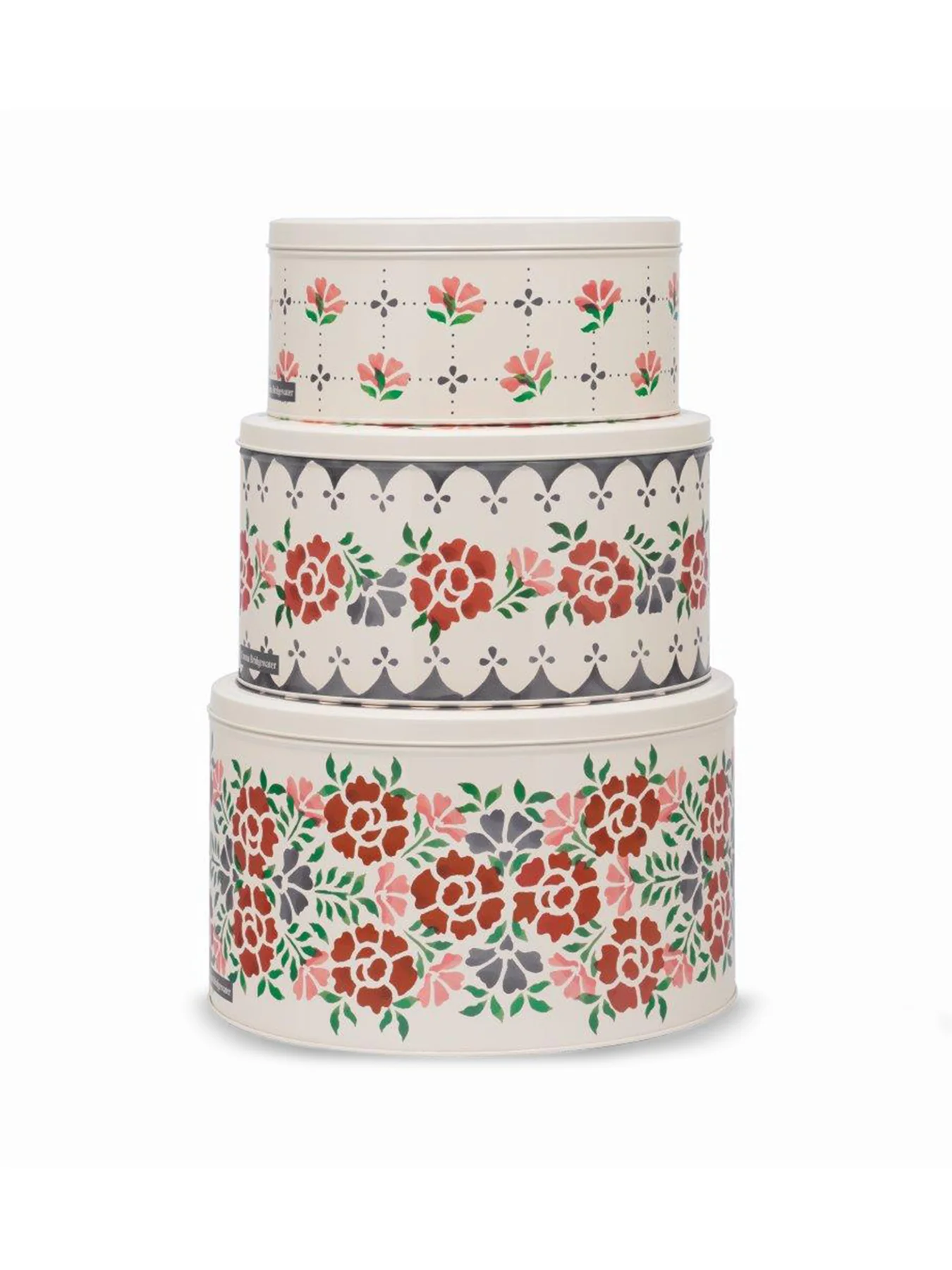 Antique Roses Set of 3 Cake Tins