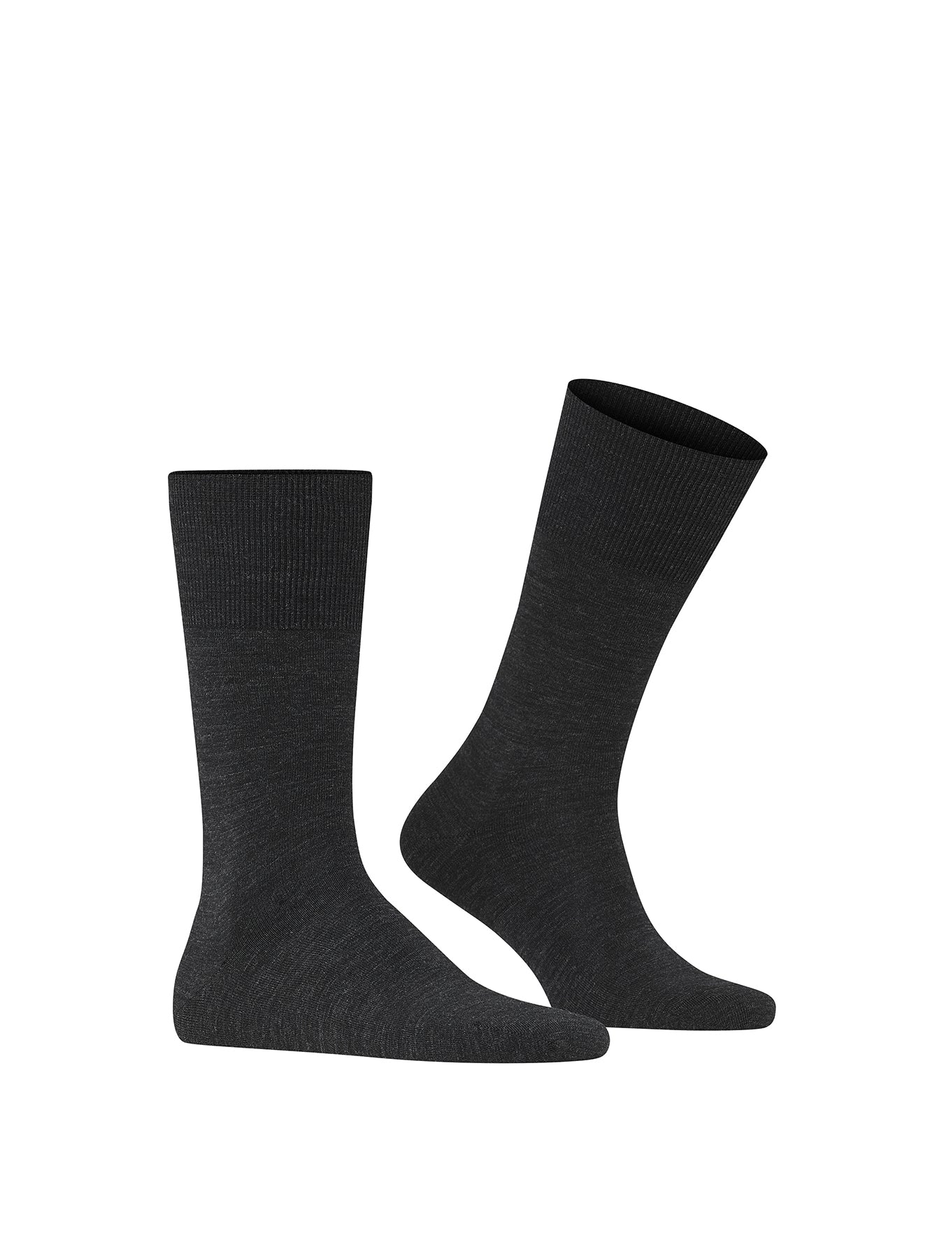 Cotton Blend Crew Socks Grey - Image 3