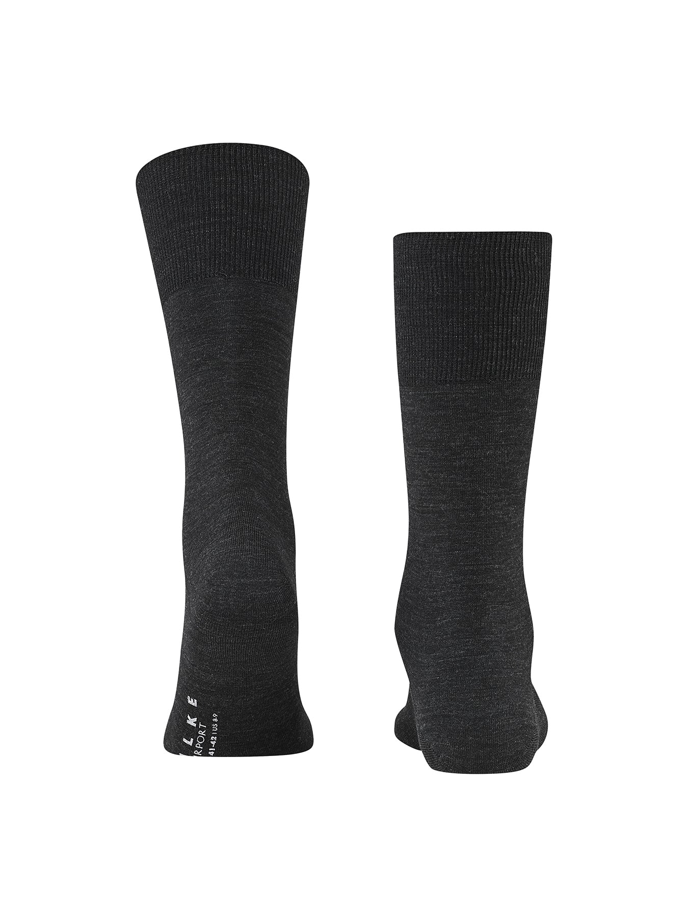 Cotton Blend Crew Socks Grey - Image 4