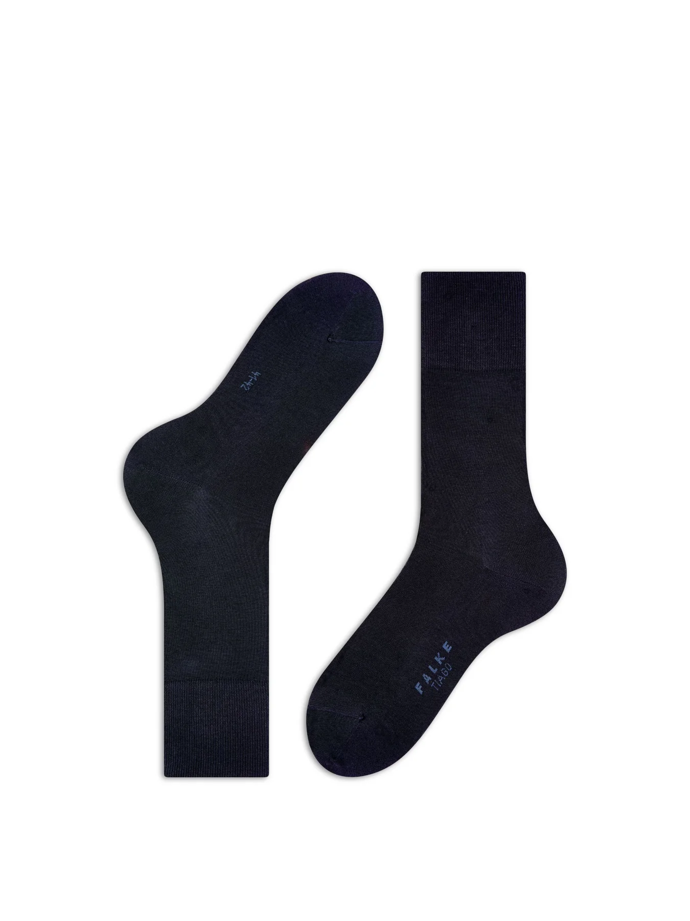 Cotton Blend Crew Socks Navy - Image 2
