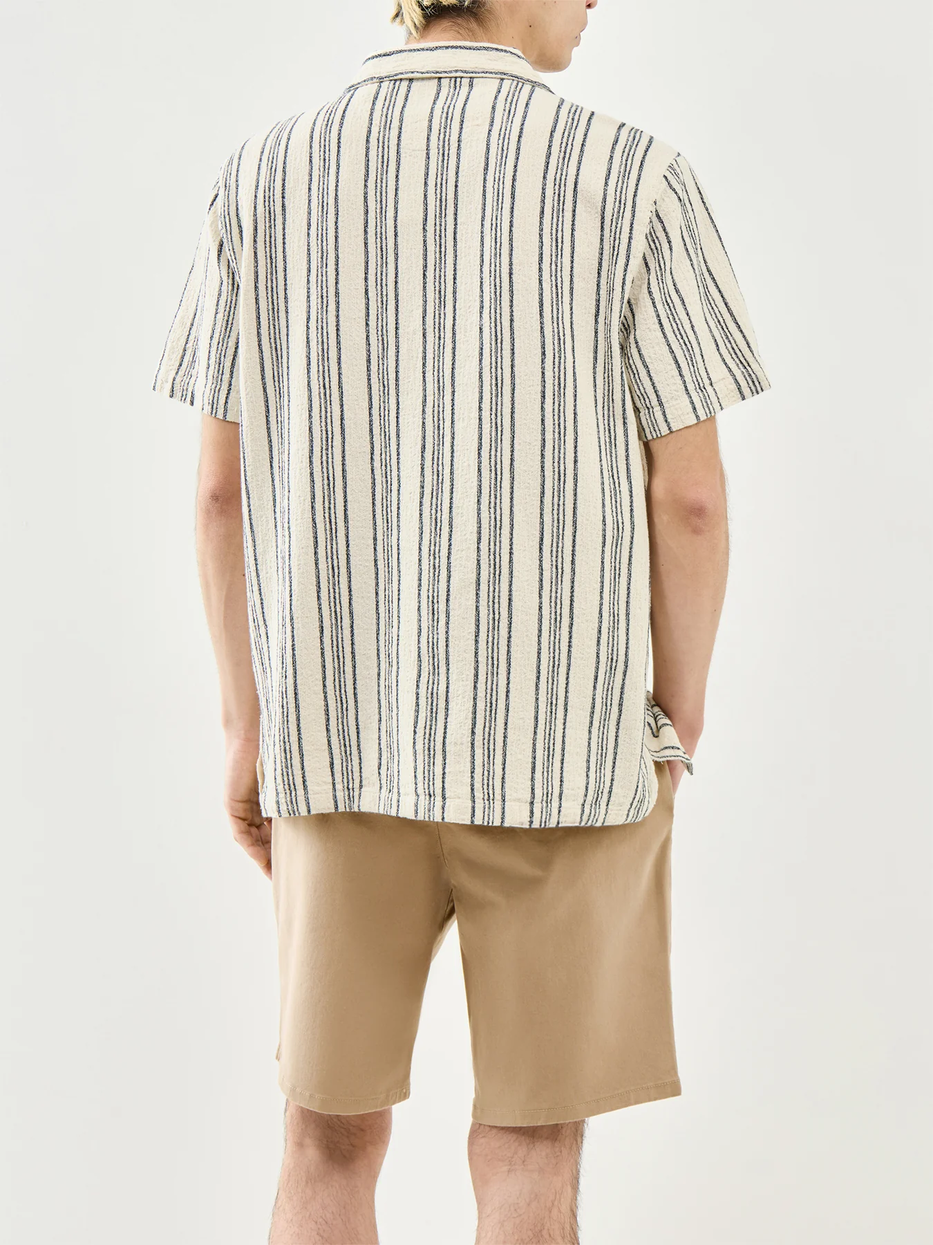 Striped T-Shirt Cream - Image 5