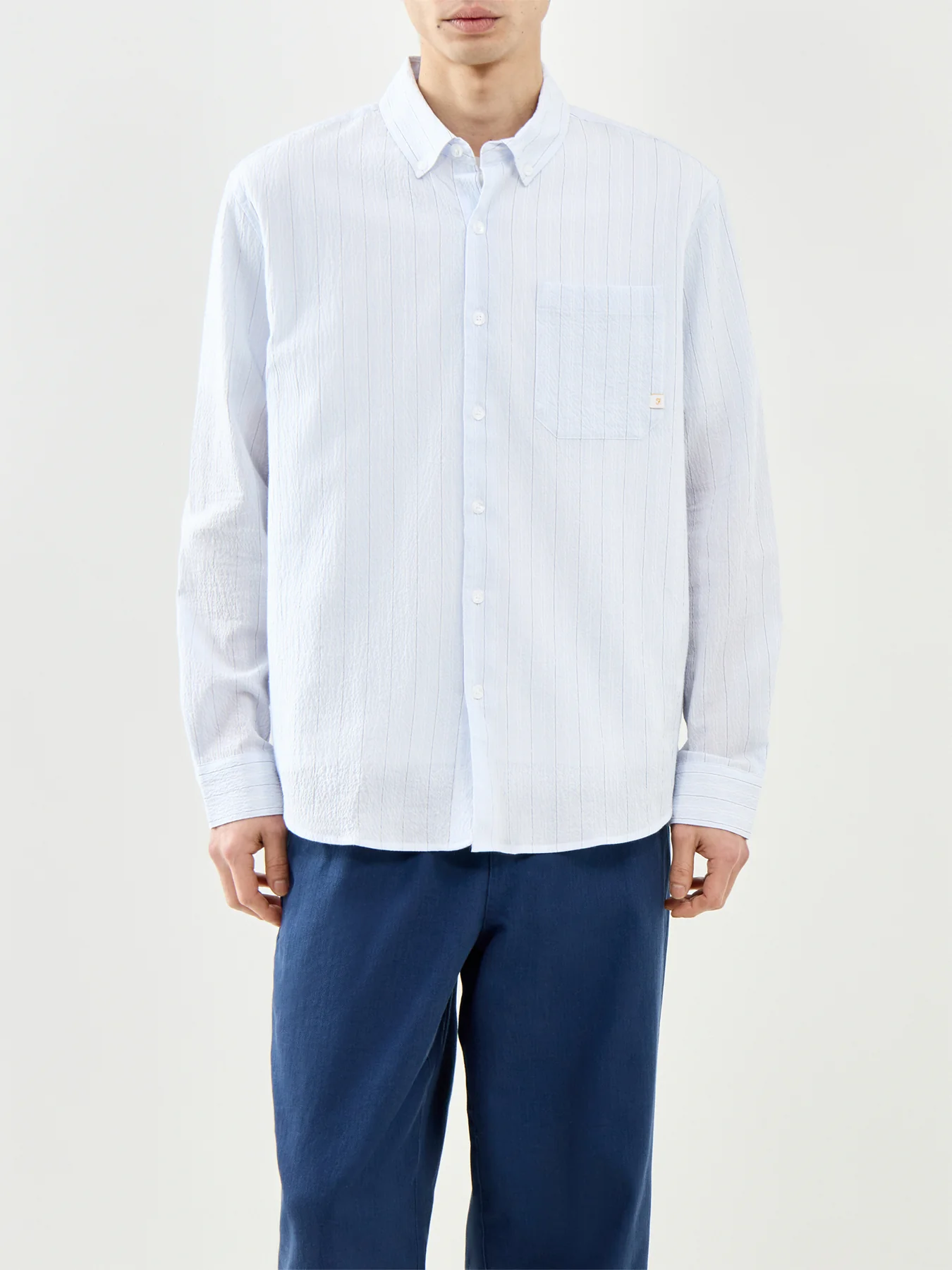 Striped Shirt Blue - Image 4