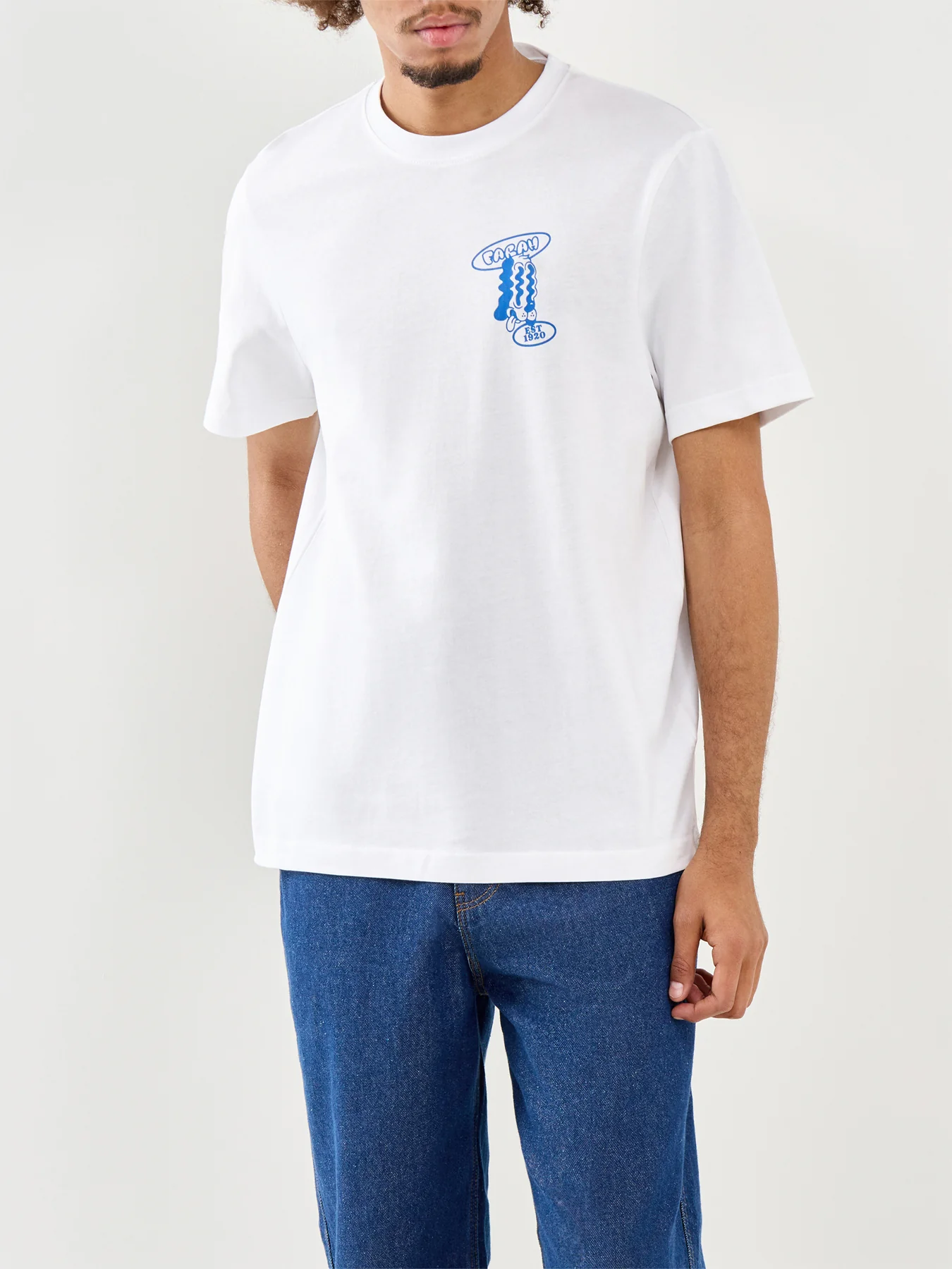 Graphic Organic Cotton T-Shirt White - Image 4