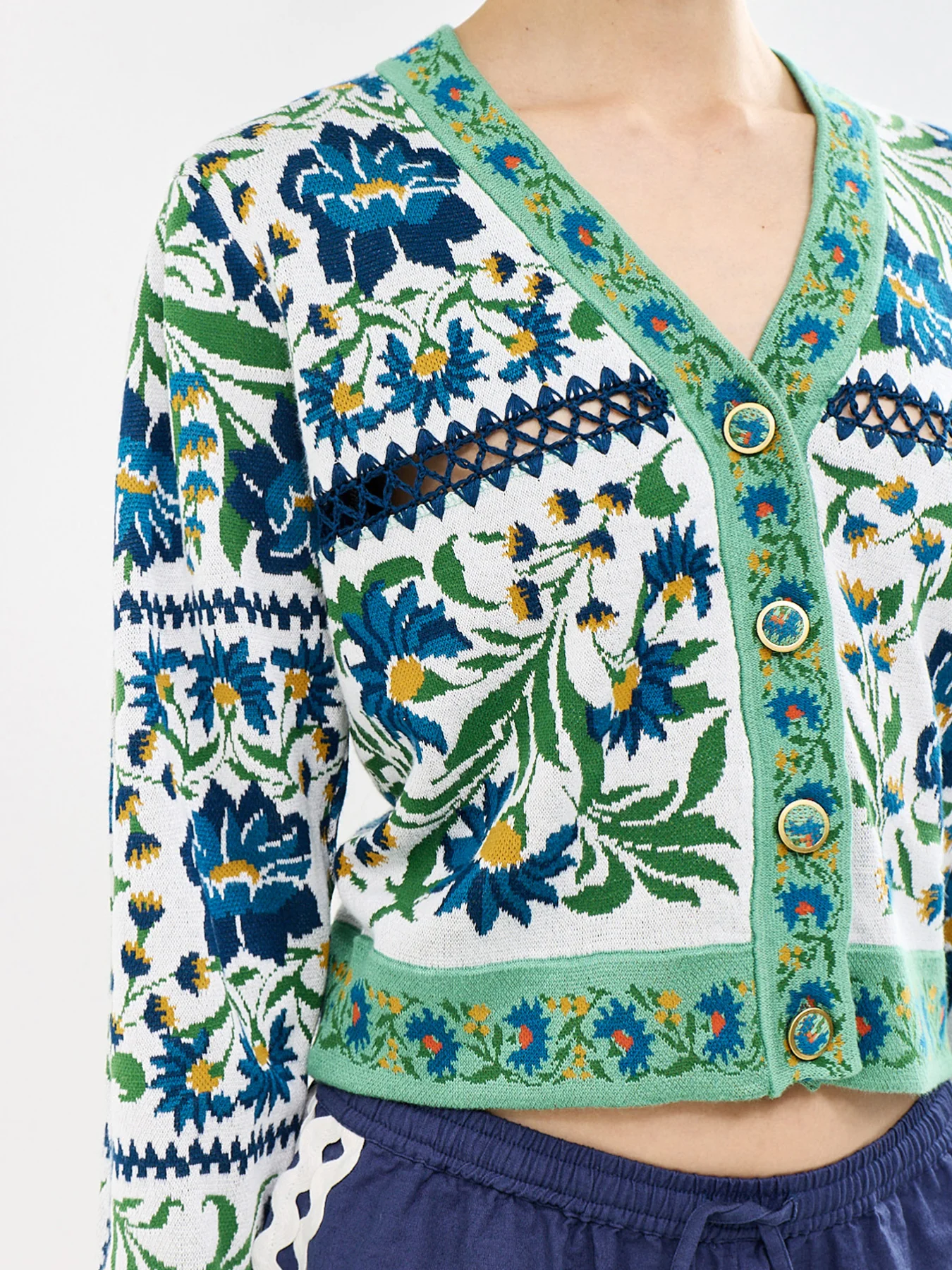 Manoela Knit Cardigan Multi - Image 3