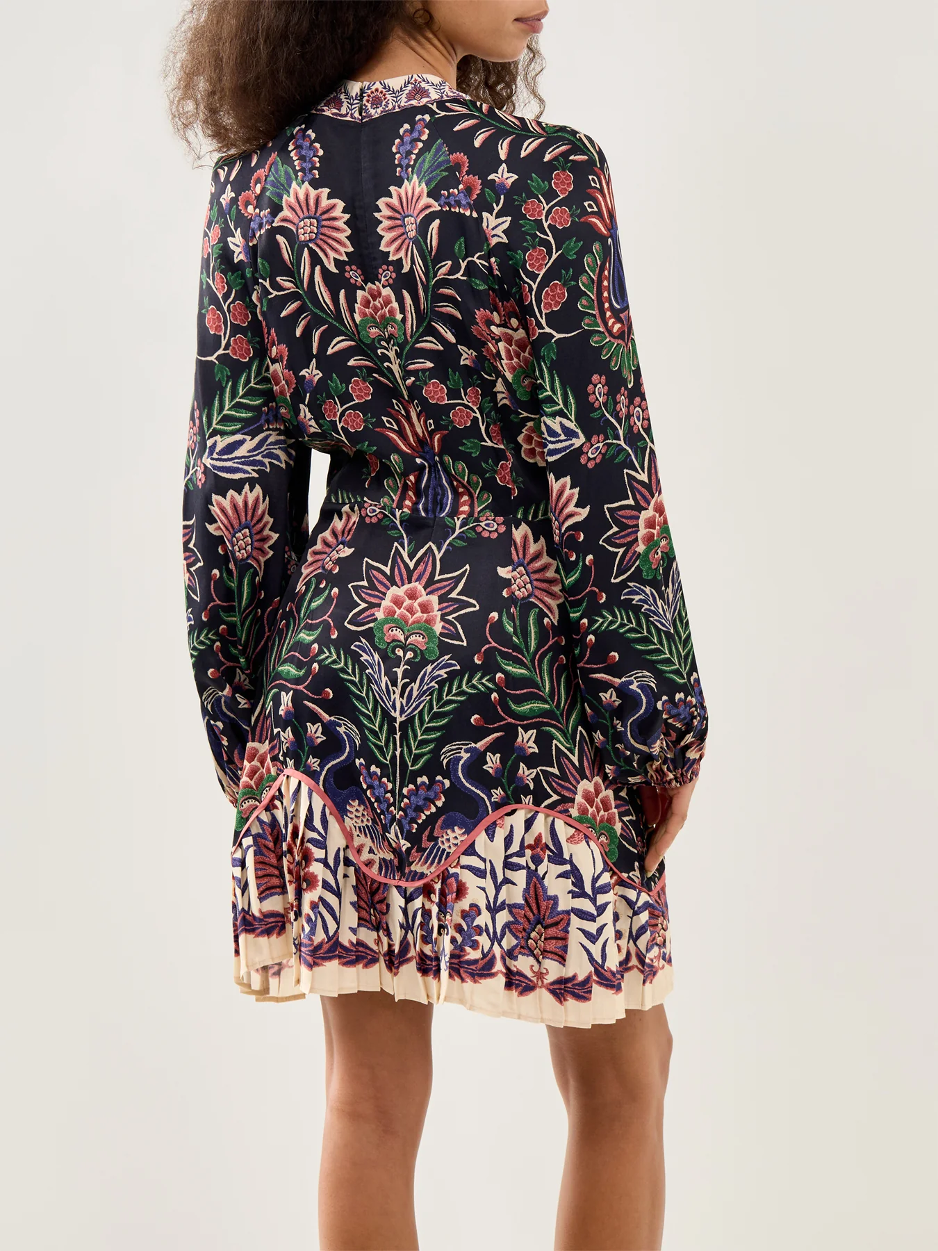 Garden Mini Dress Black - Image 5