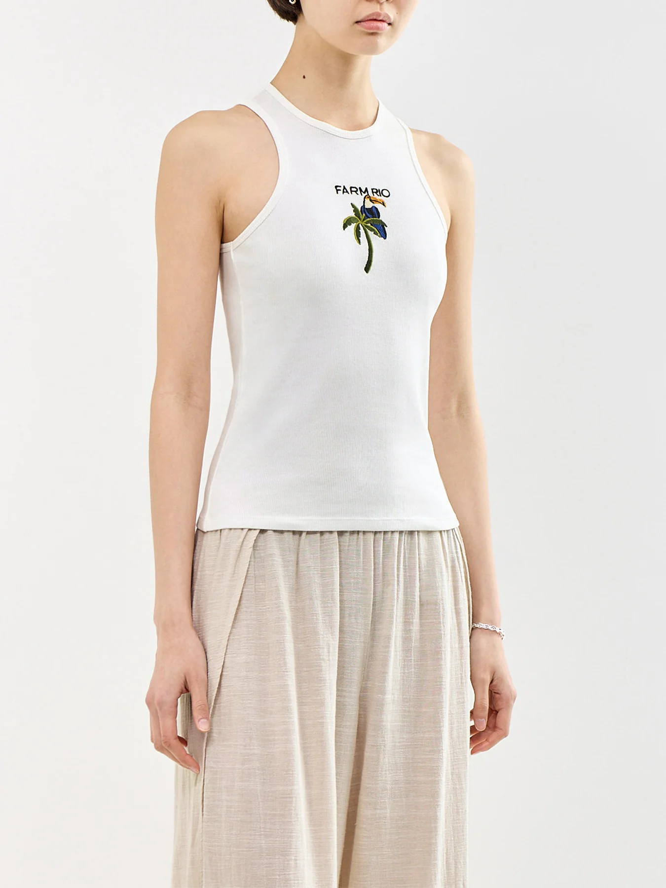 Toucanissimo Tank Top White - Image 4