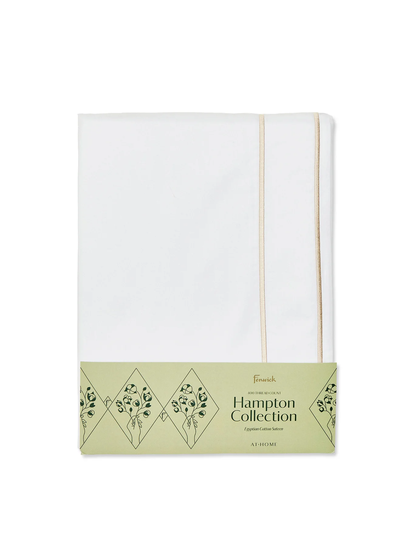 Hampton Duvet Cover King White