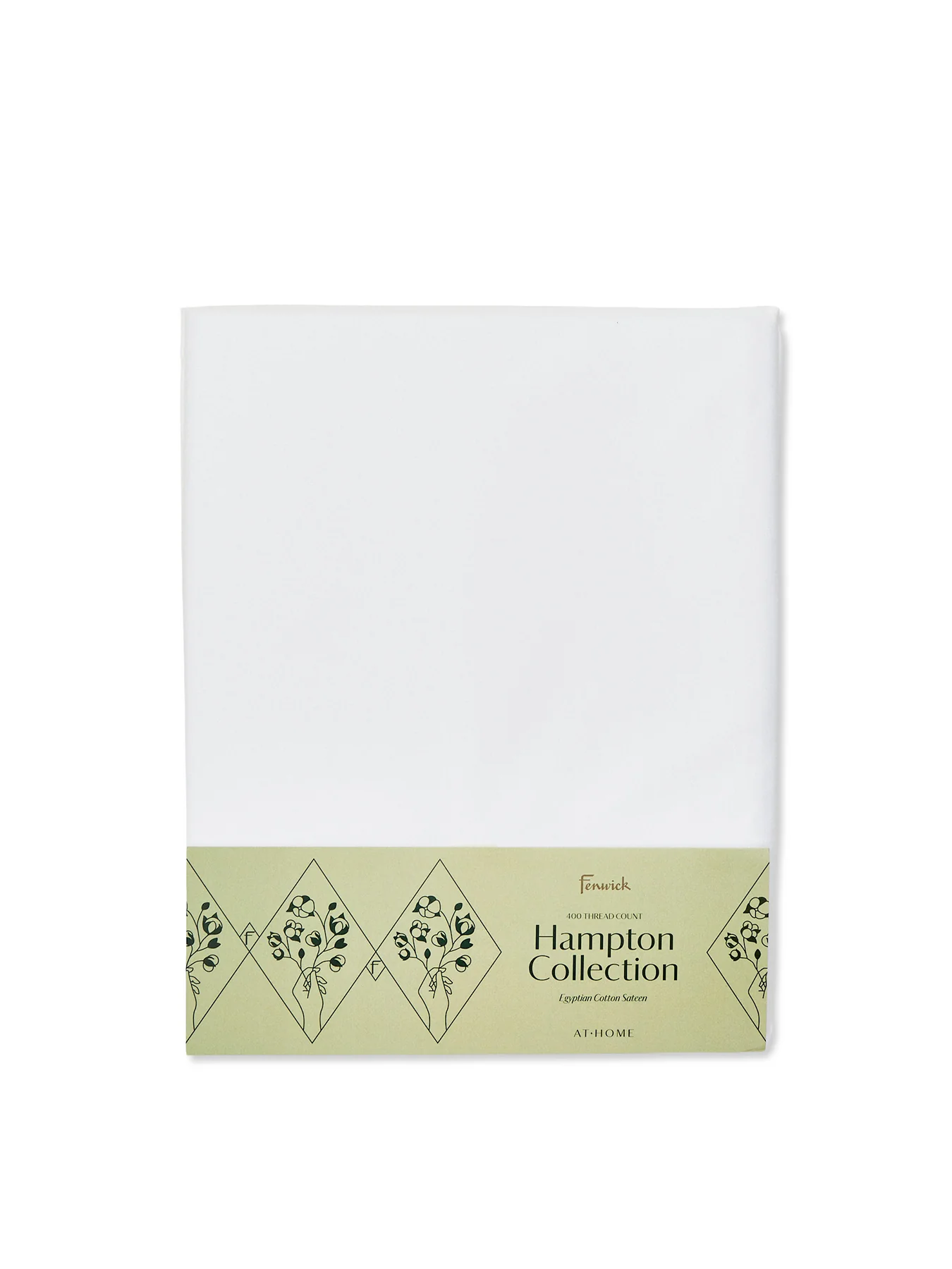 Hampton Fitted Sheet Double White
