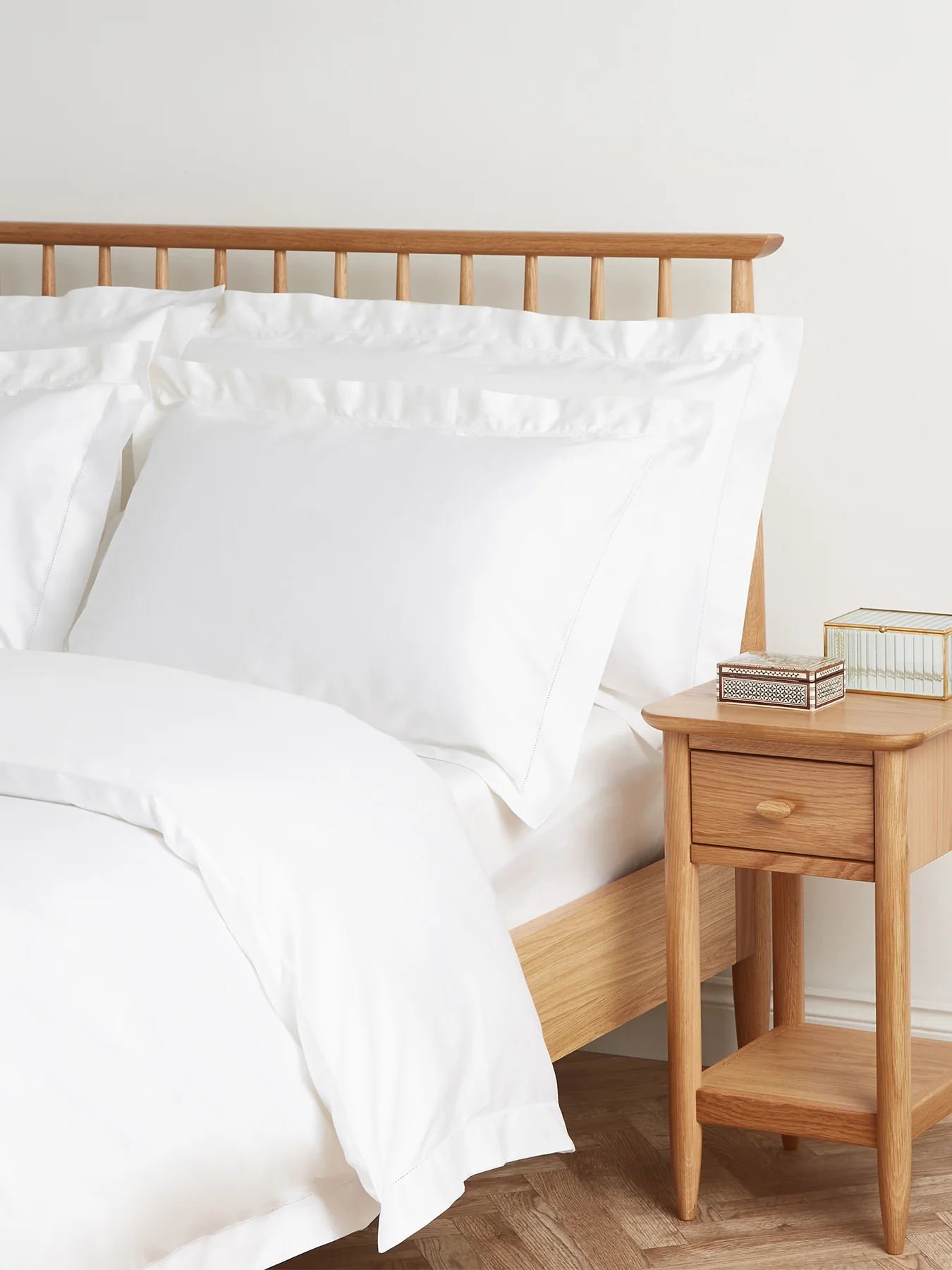 Mayfair Ultimate Fitted Sheet Double White - Image 2