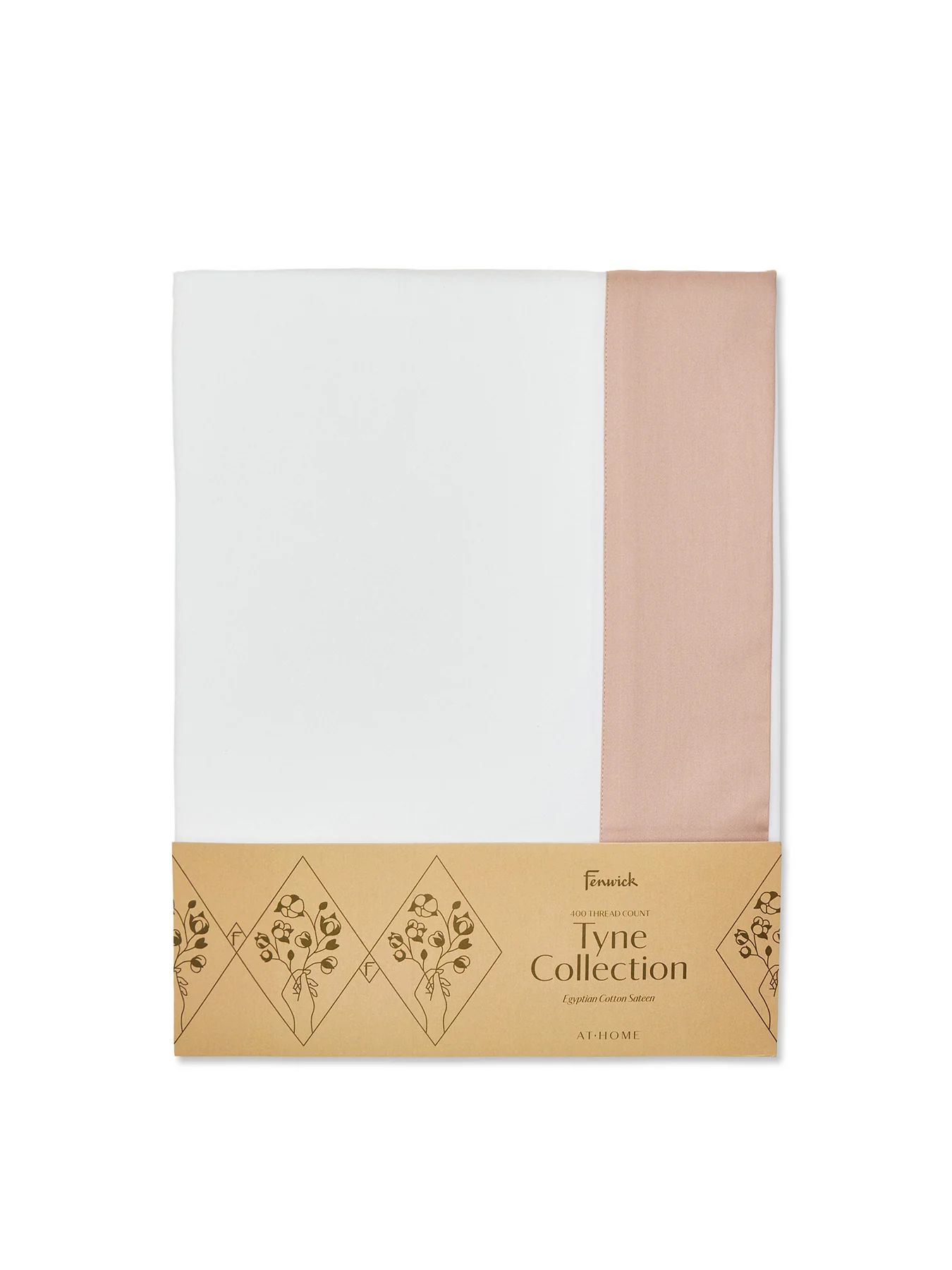 Tyne Collection Duvet Cover Double Pink - Image 2