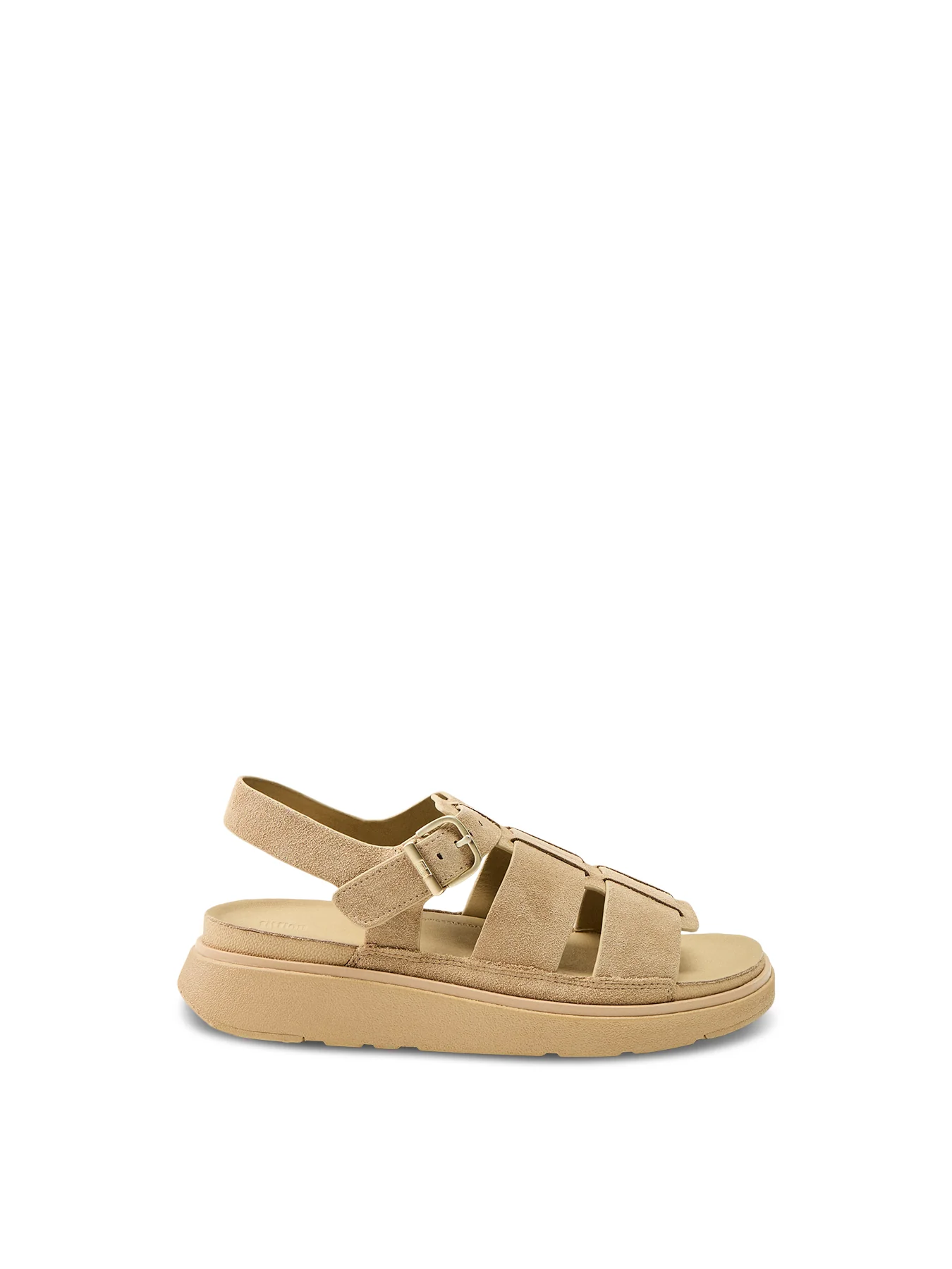 Suede Fisherman Sandals Brown