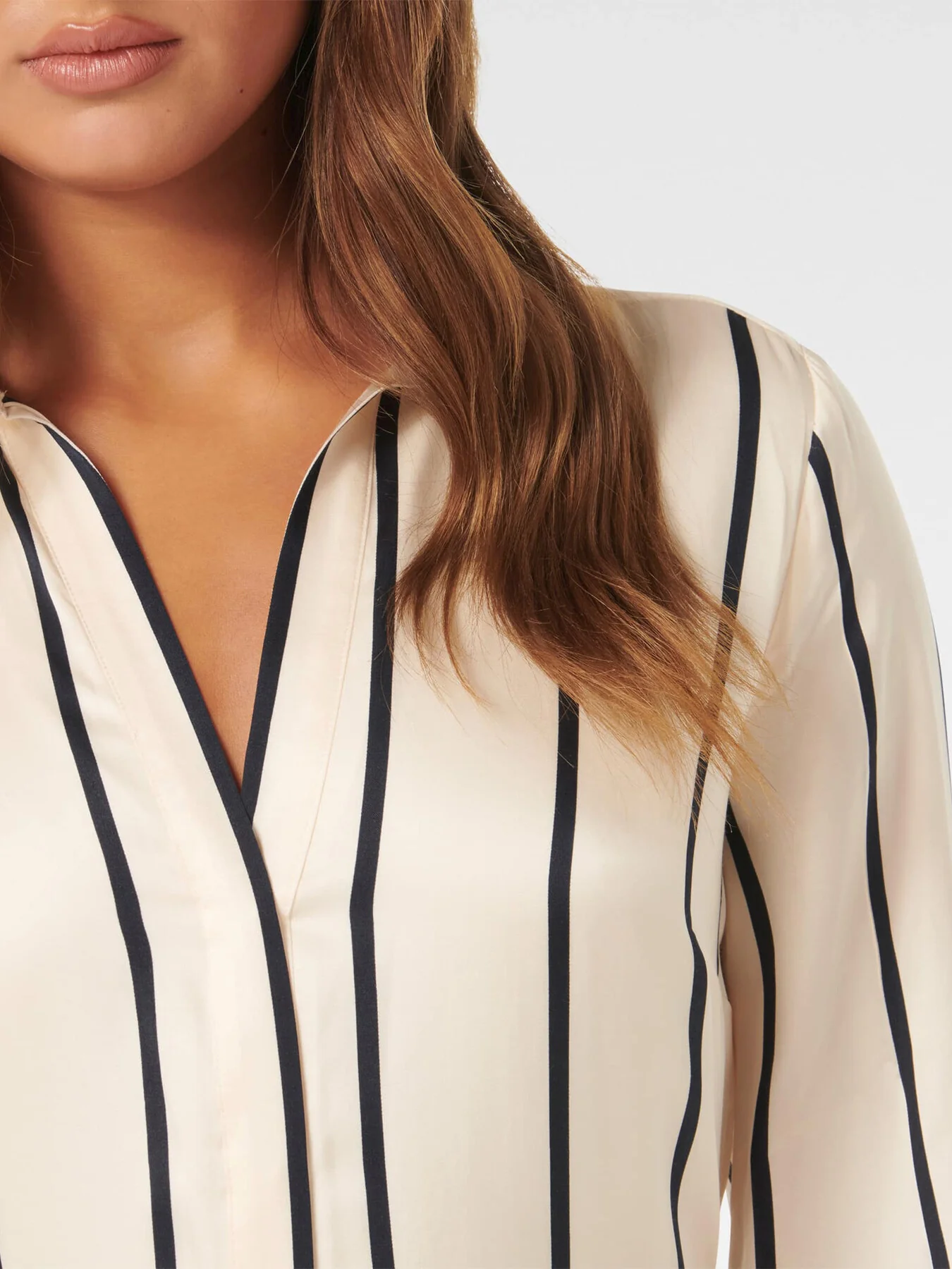 Janine Satin Midi Shirt Dress - Image 5