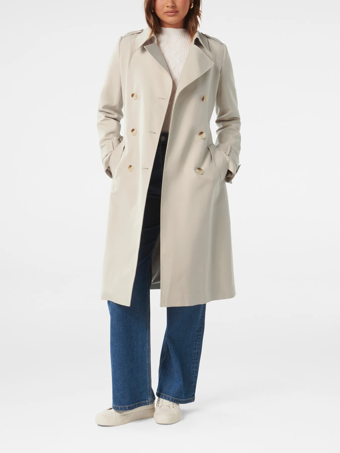 Maggie Fashion Trench Coat - Image 2