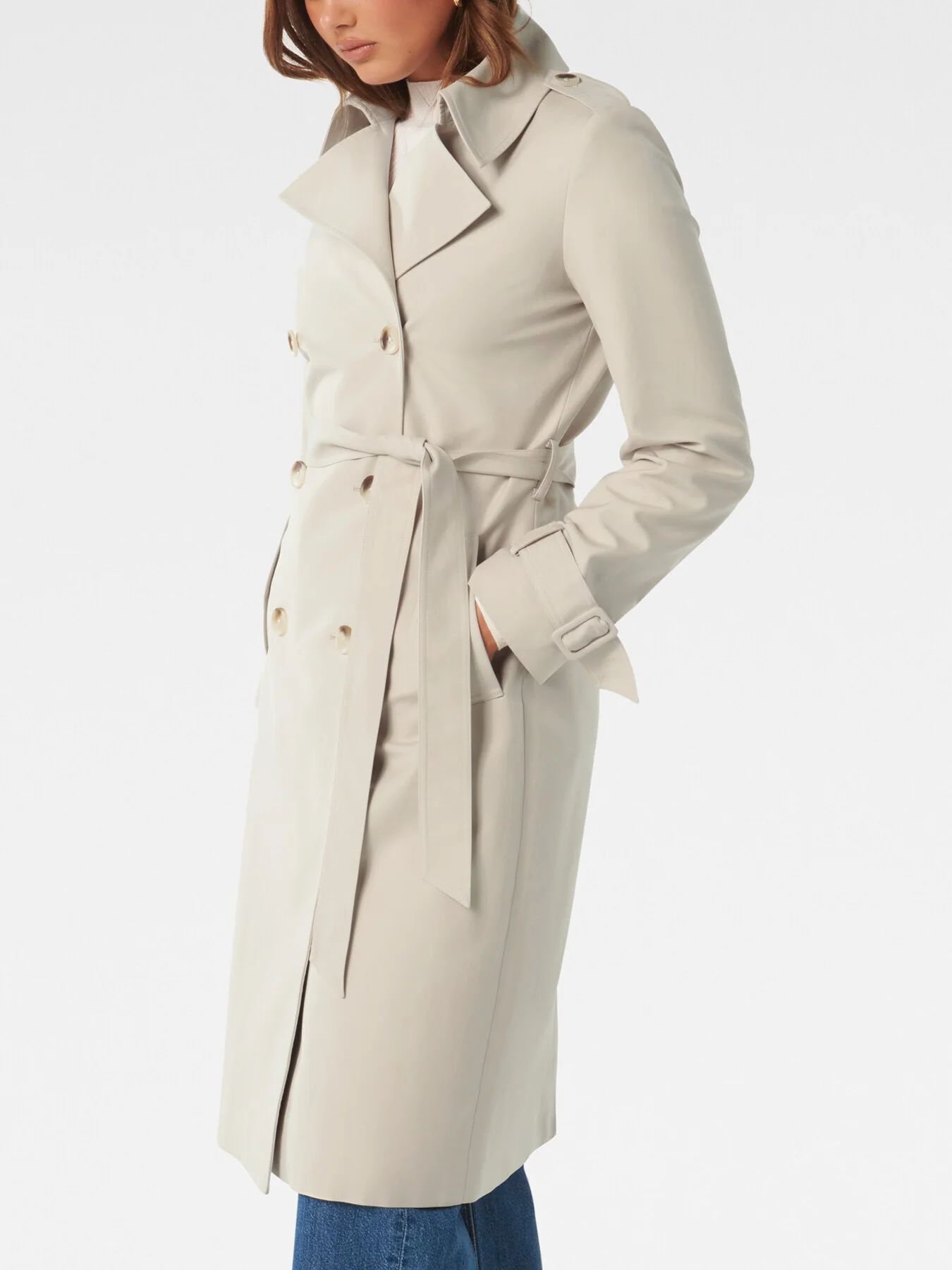 Maggie Fashion Trench Coat - Image 4