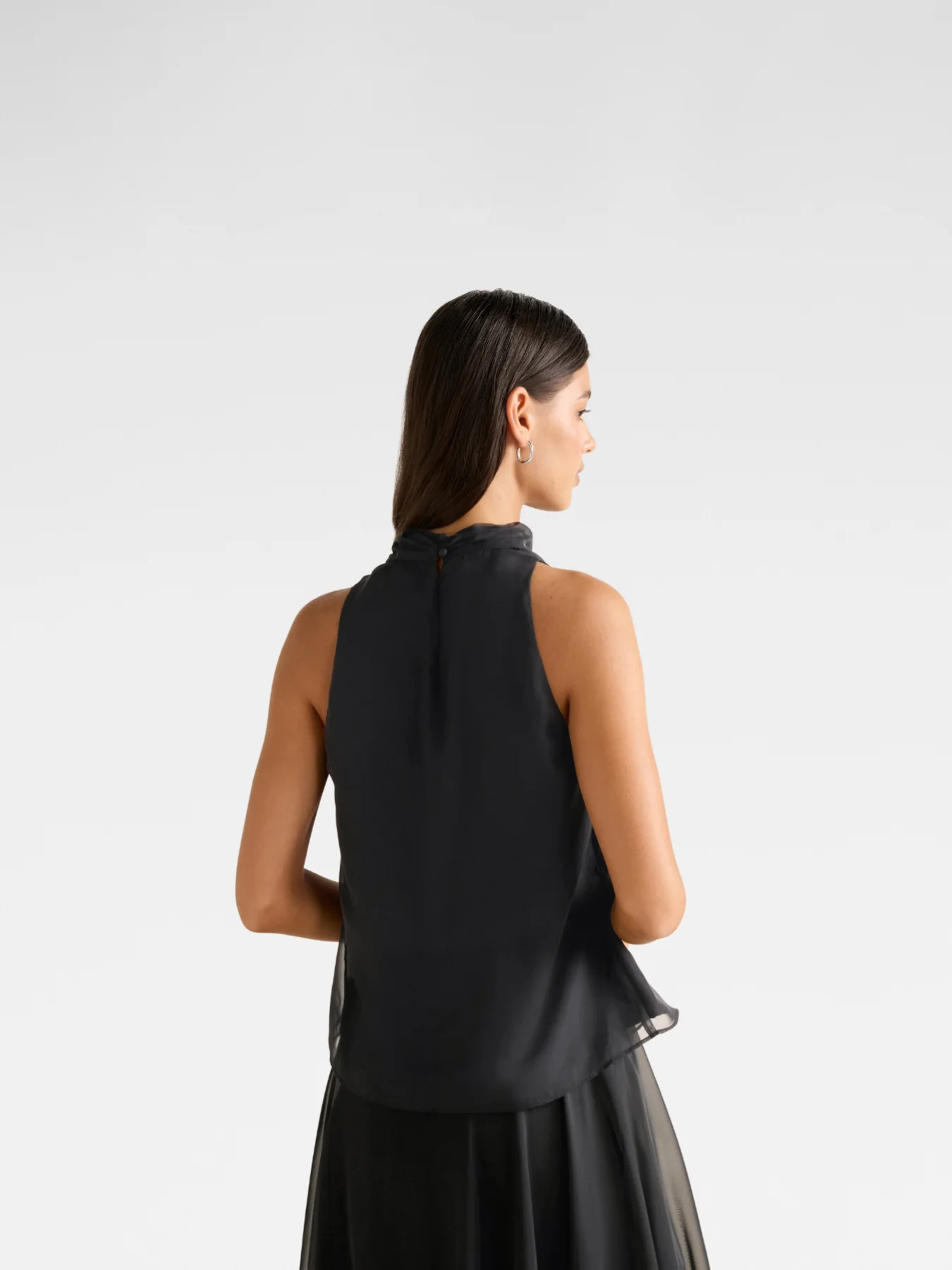 Ayla Draped Halter Neck Top - Image 3