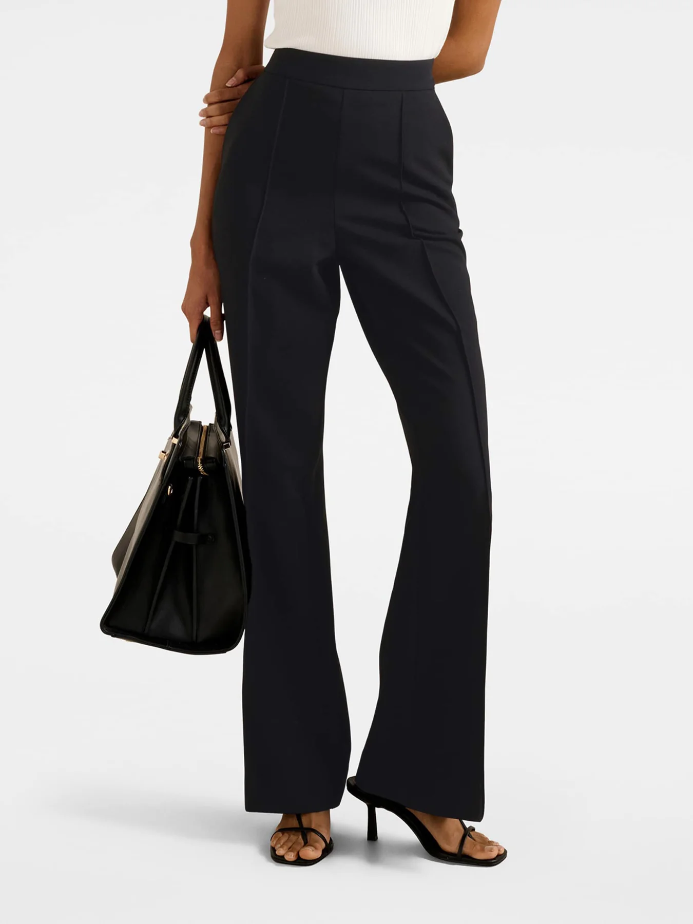 Bethany Petite Pintuck Flared Pants - Image 4