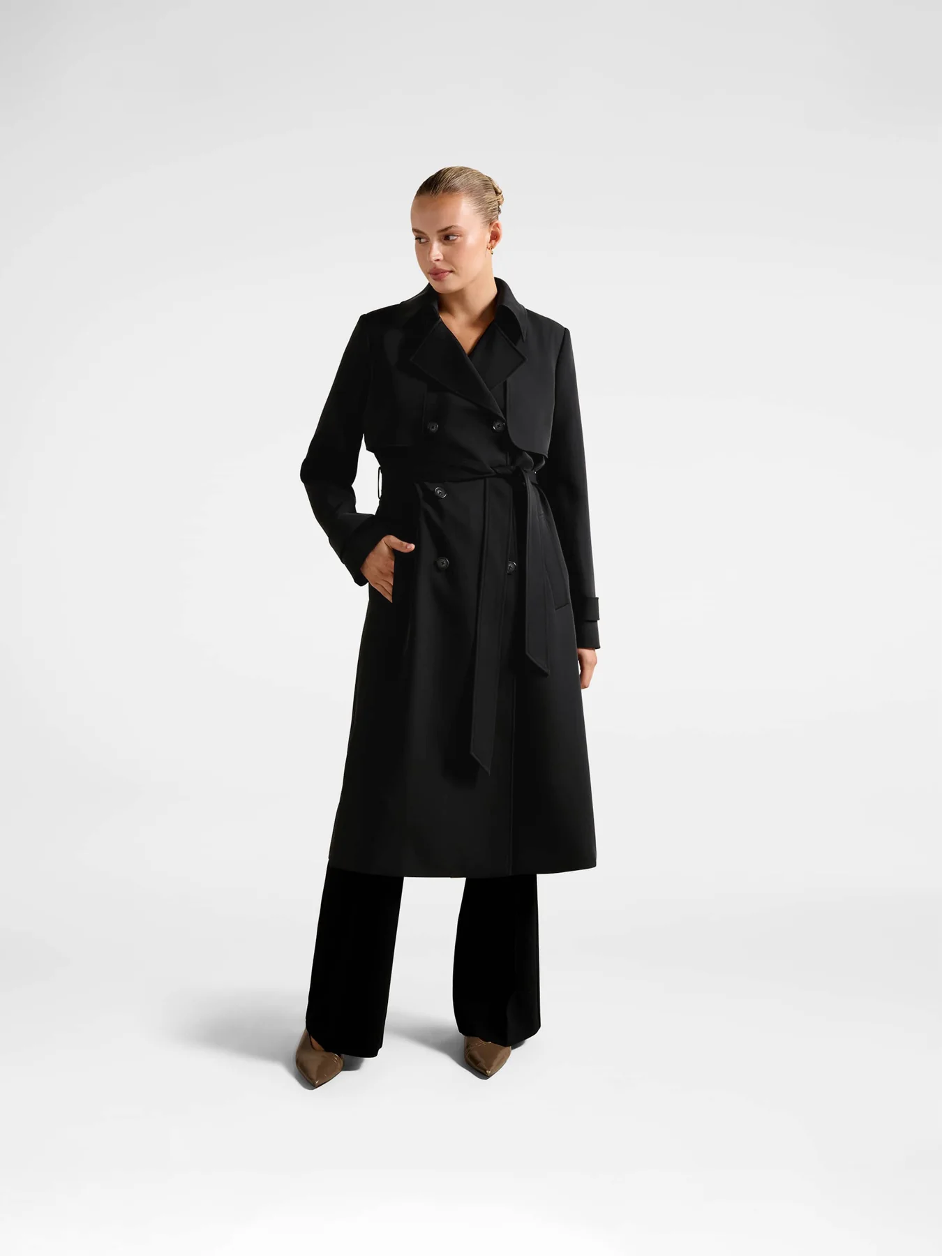 Delilah Soft Trench Coat - Image 4