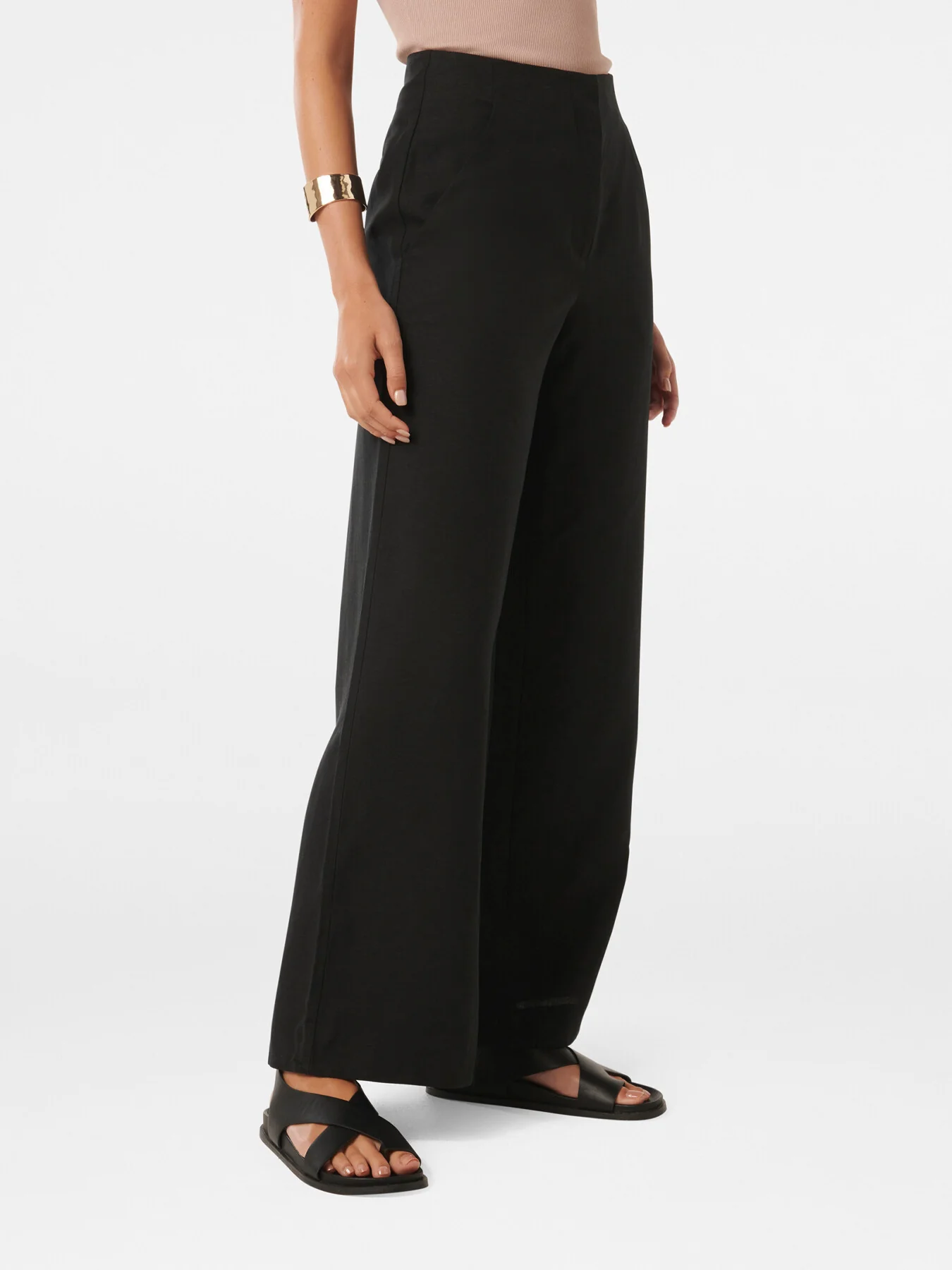 Mona Linen Wide Leg Pants - Image 6