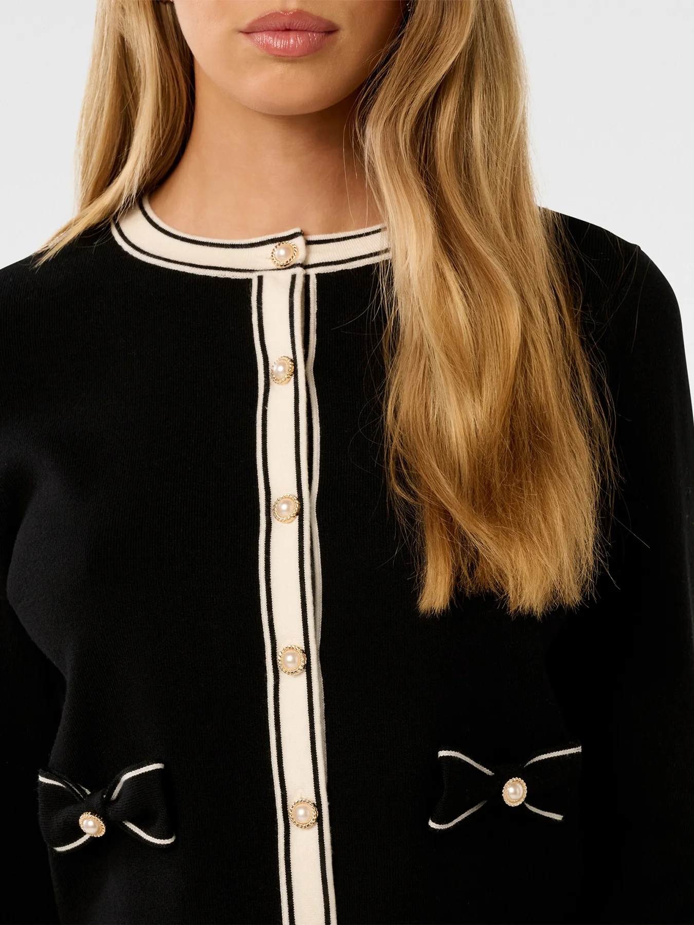Cece Bow Detail Cardigan - Image 5