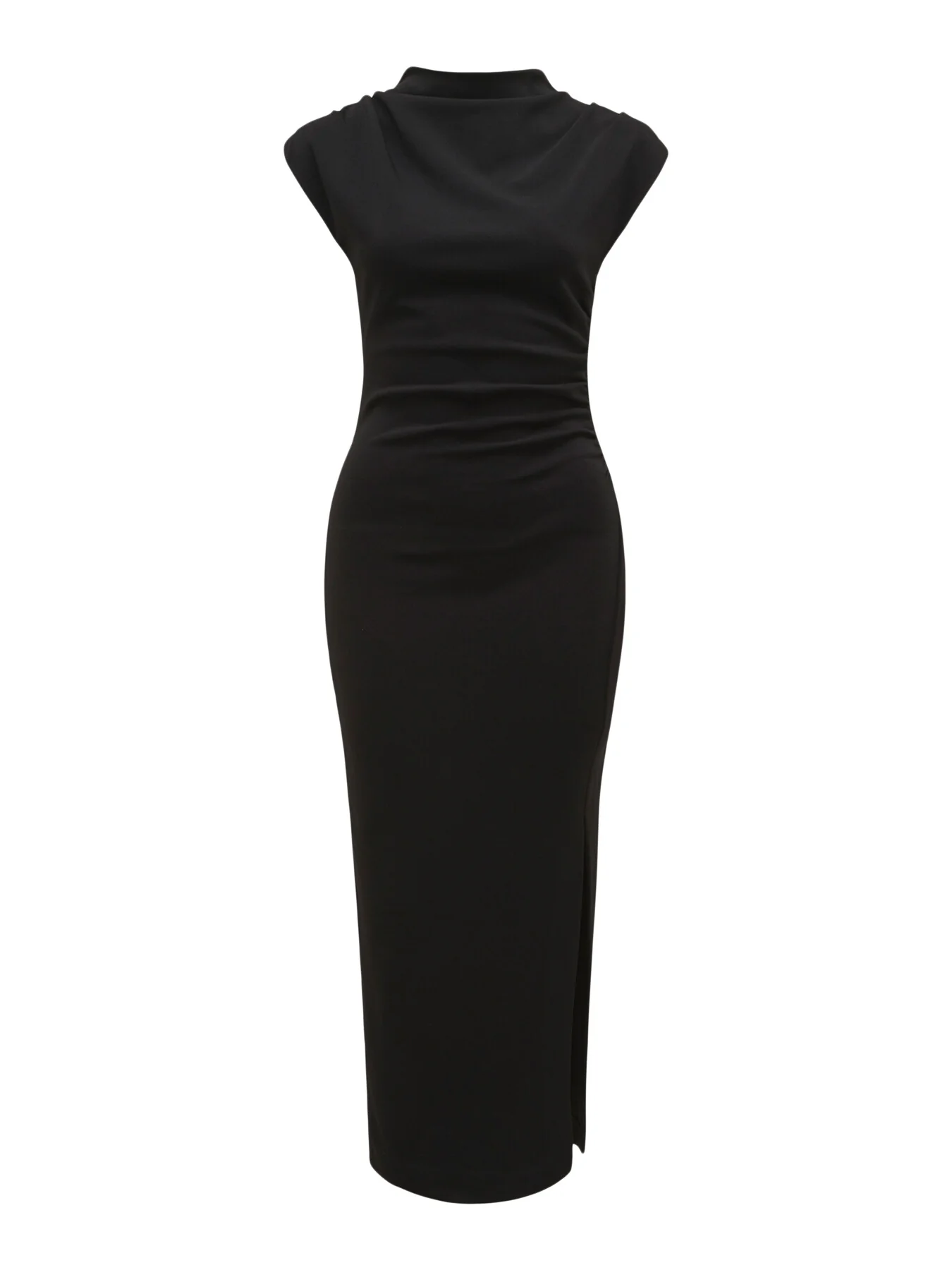 Samantha High Neck Midi Dress