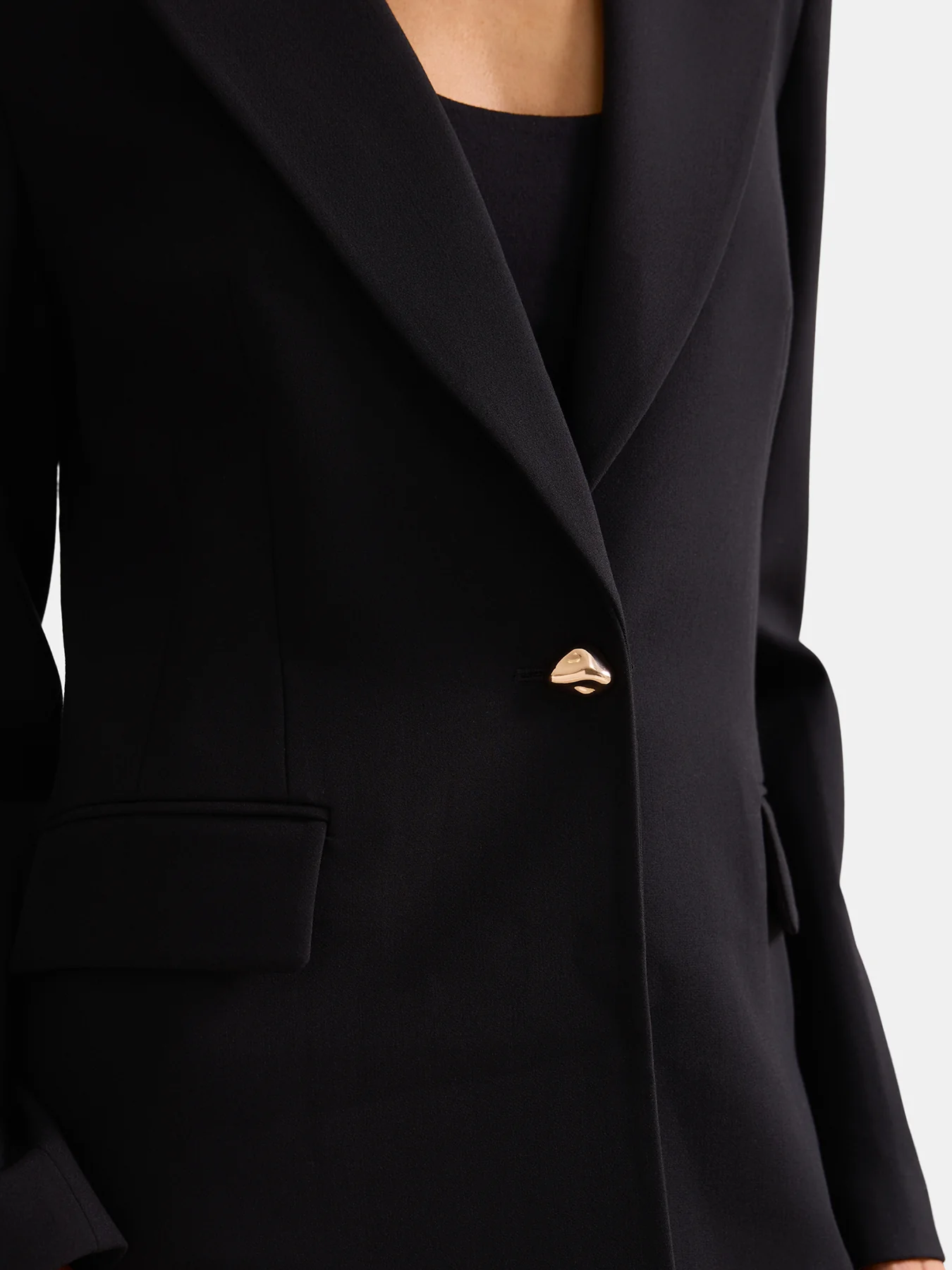 Victoria Single Breasted Blazer Black - Image 5