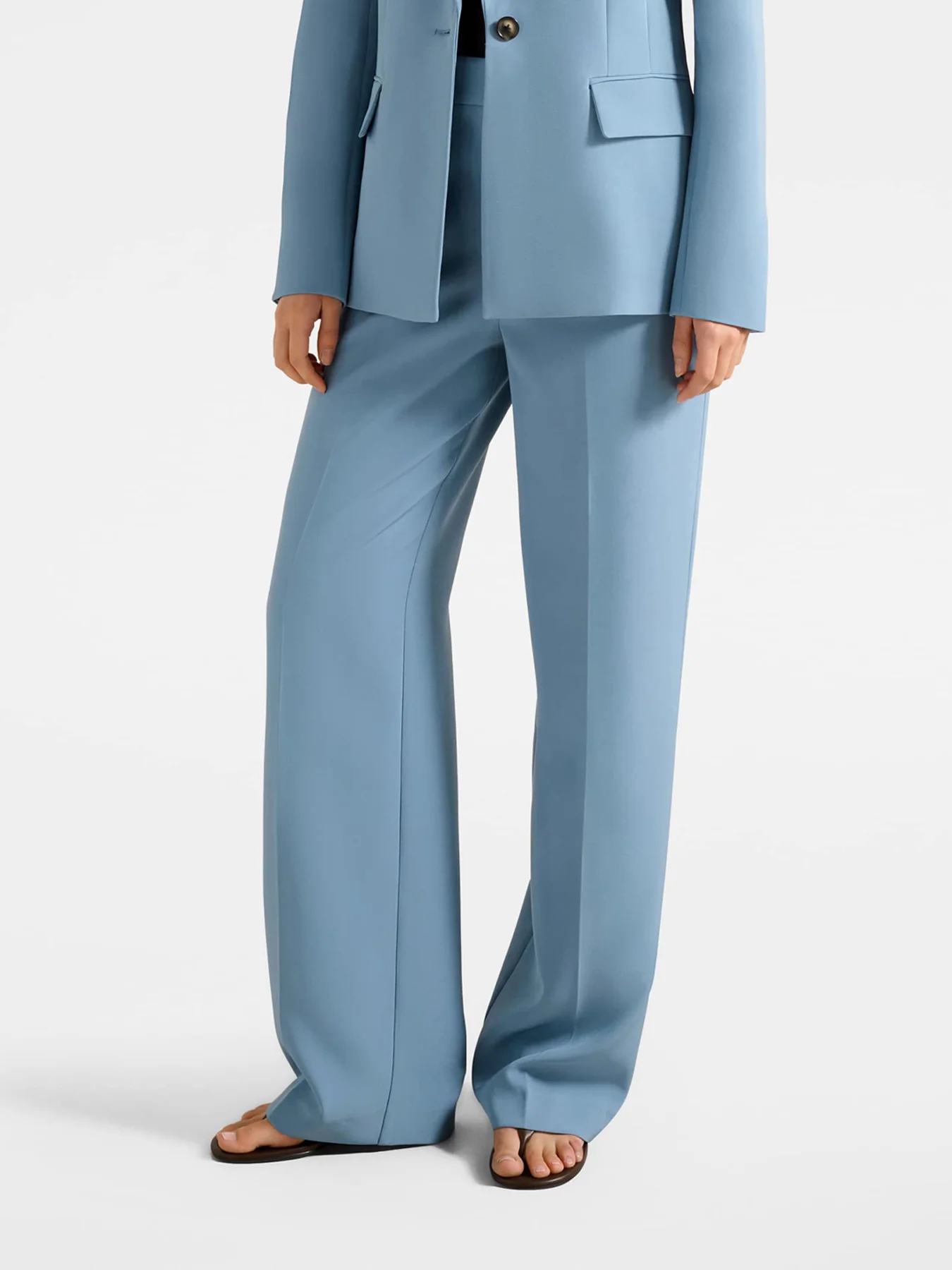 Ariel Straight Leg Pants Blue - Image 3