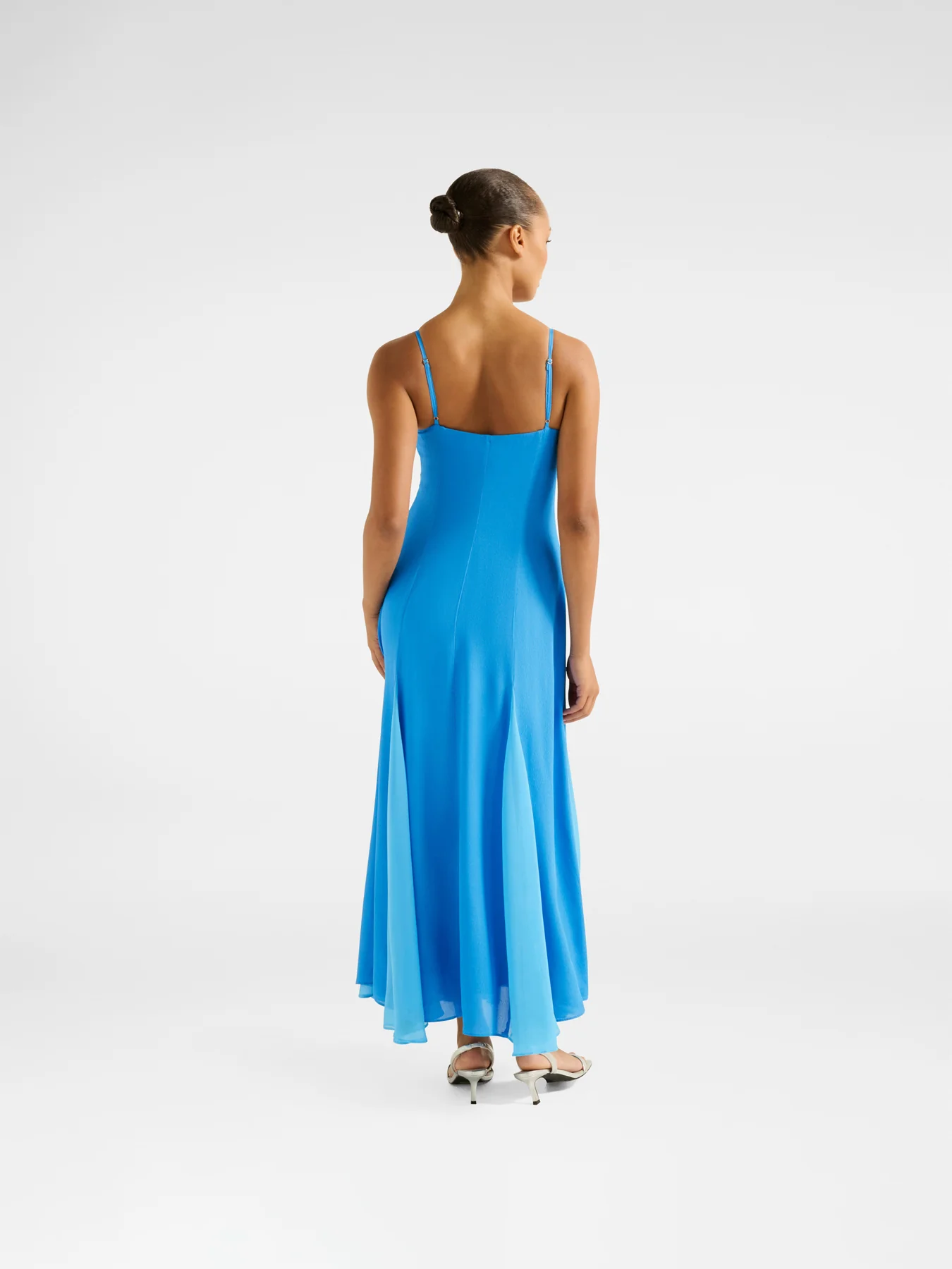 Dahlia Contrast Godet Maxi Dress - Image 3