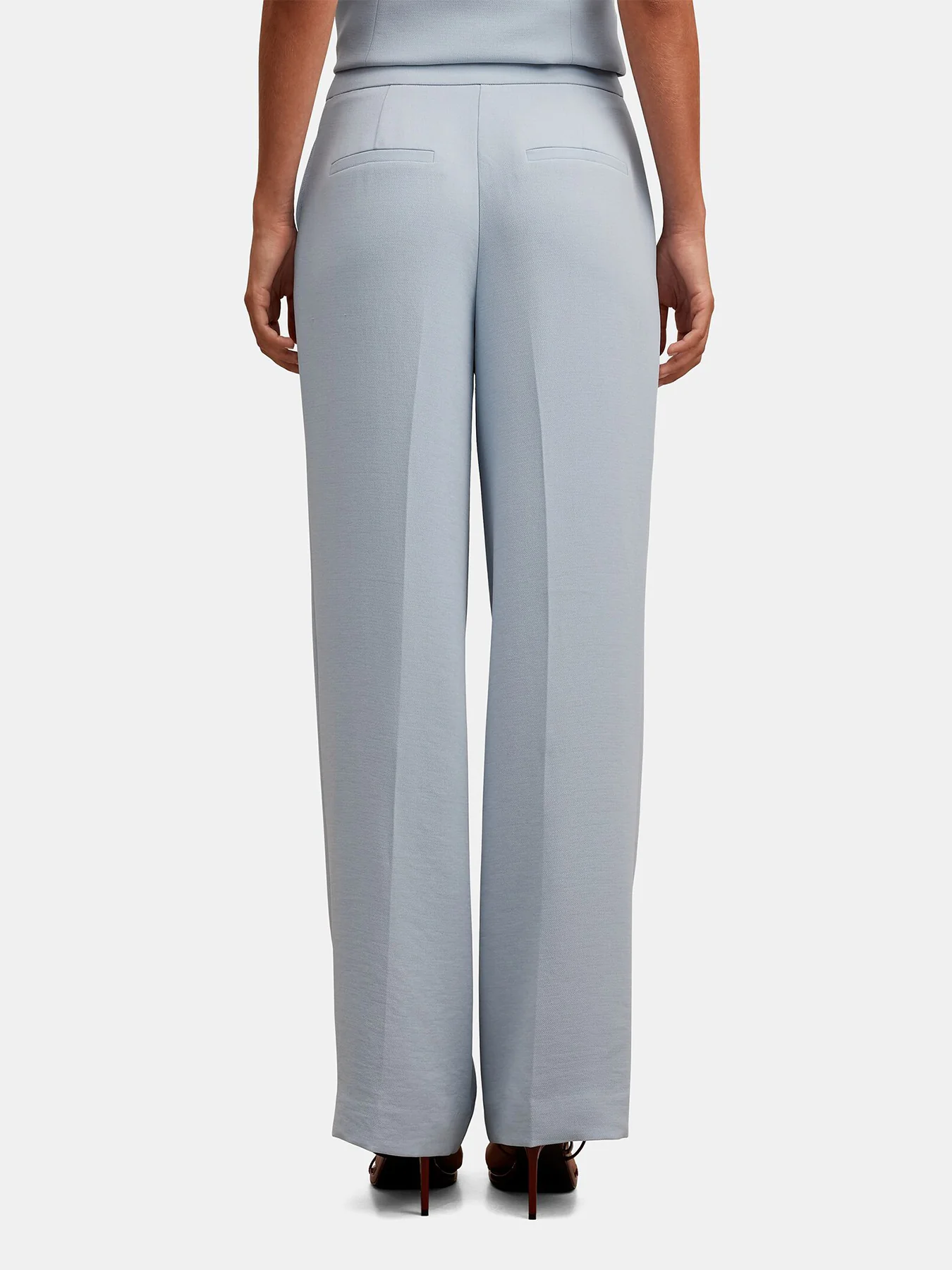 Dani Straight Leg Trousers Blue - Image 3