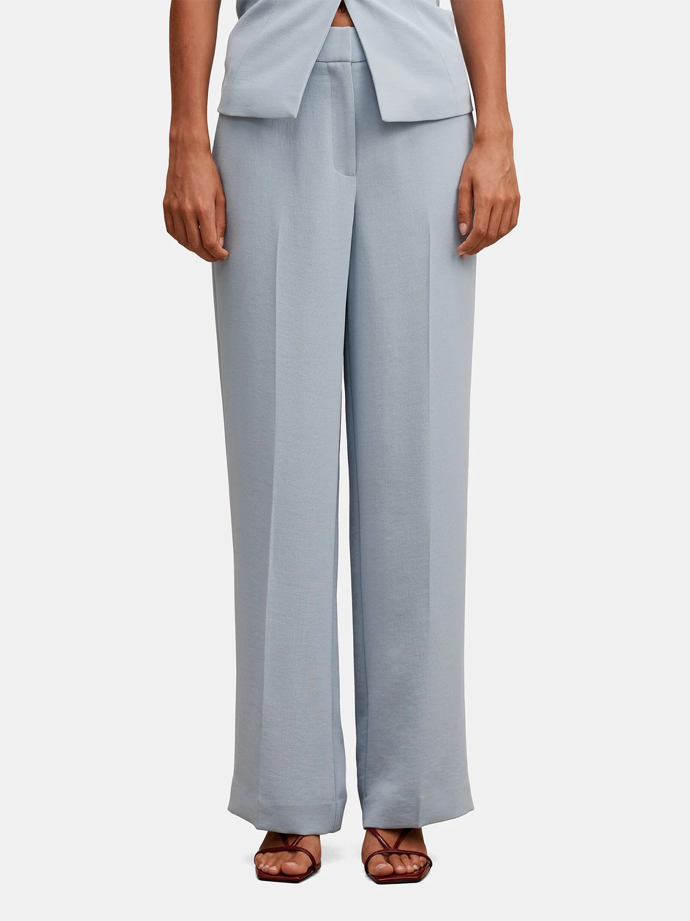 Dani Straight Leg Trousers Blue - Image 5