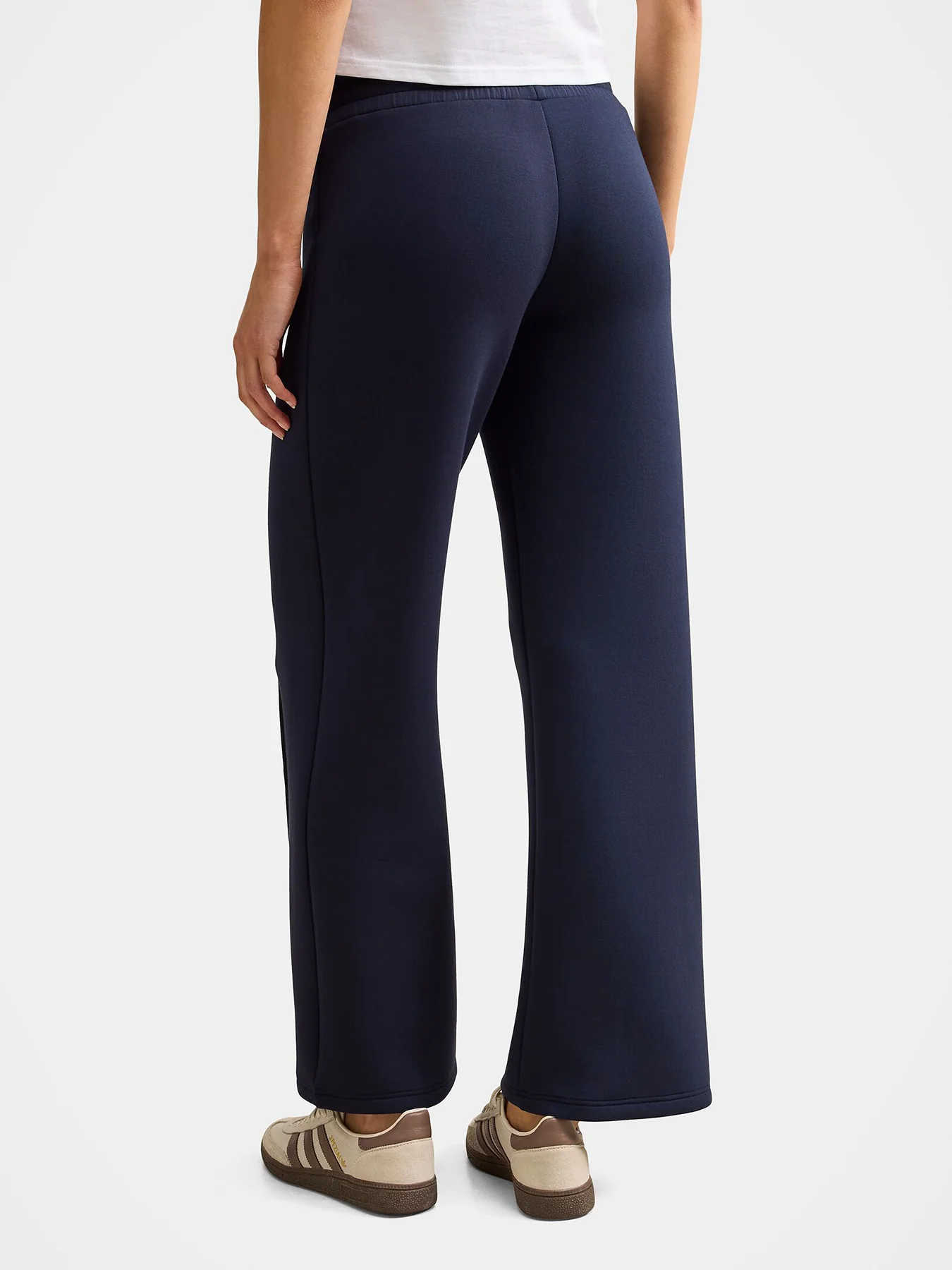 Tiana Wide Leg Track Pants Navy - Image 5