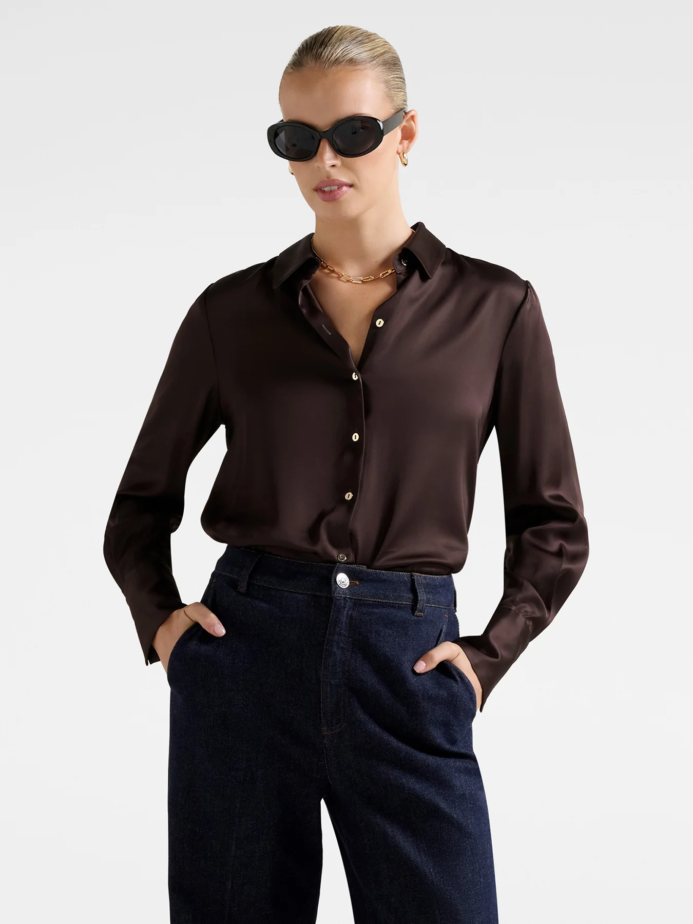 Coco Satin Shirt - Image 4