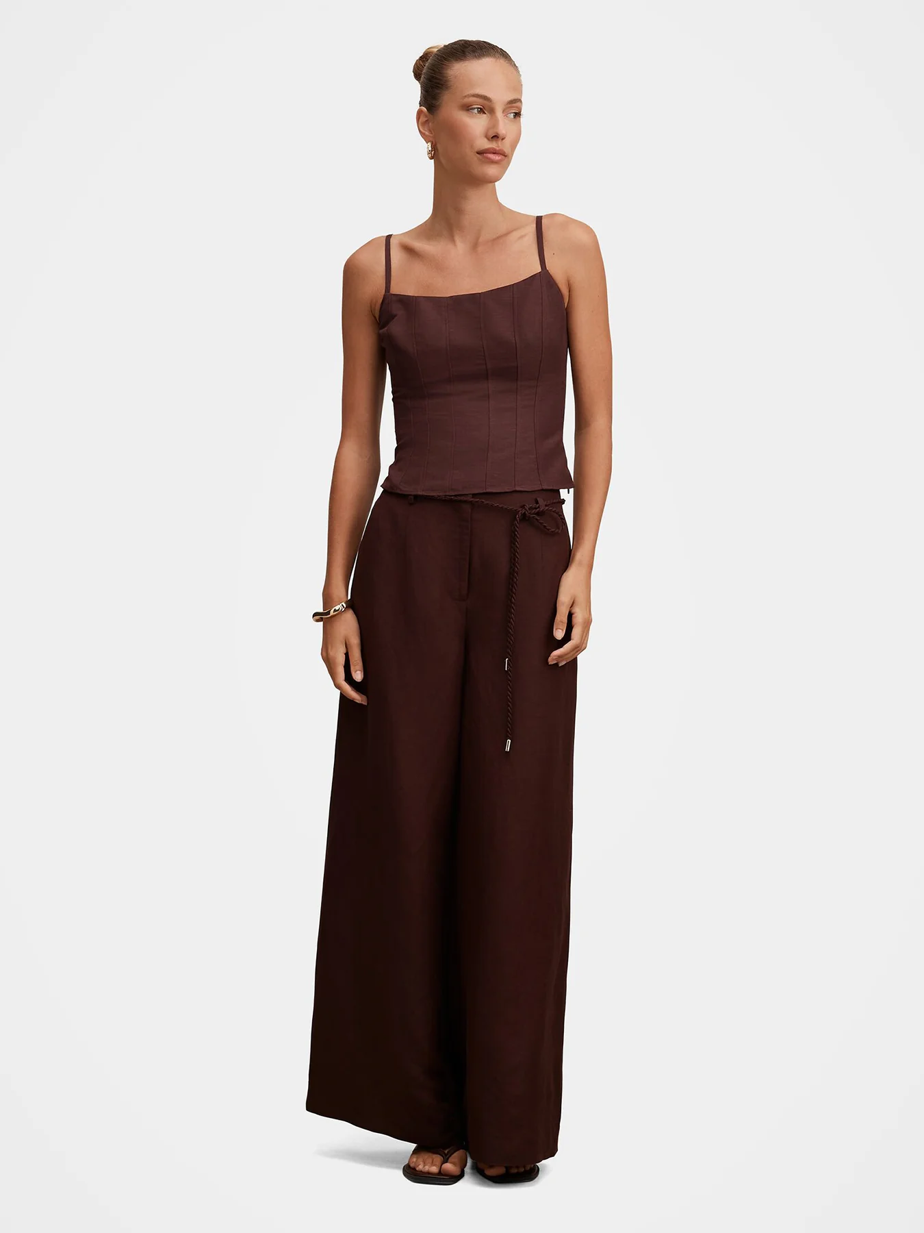 River Corset Top Brown - Image 2