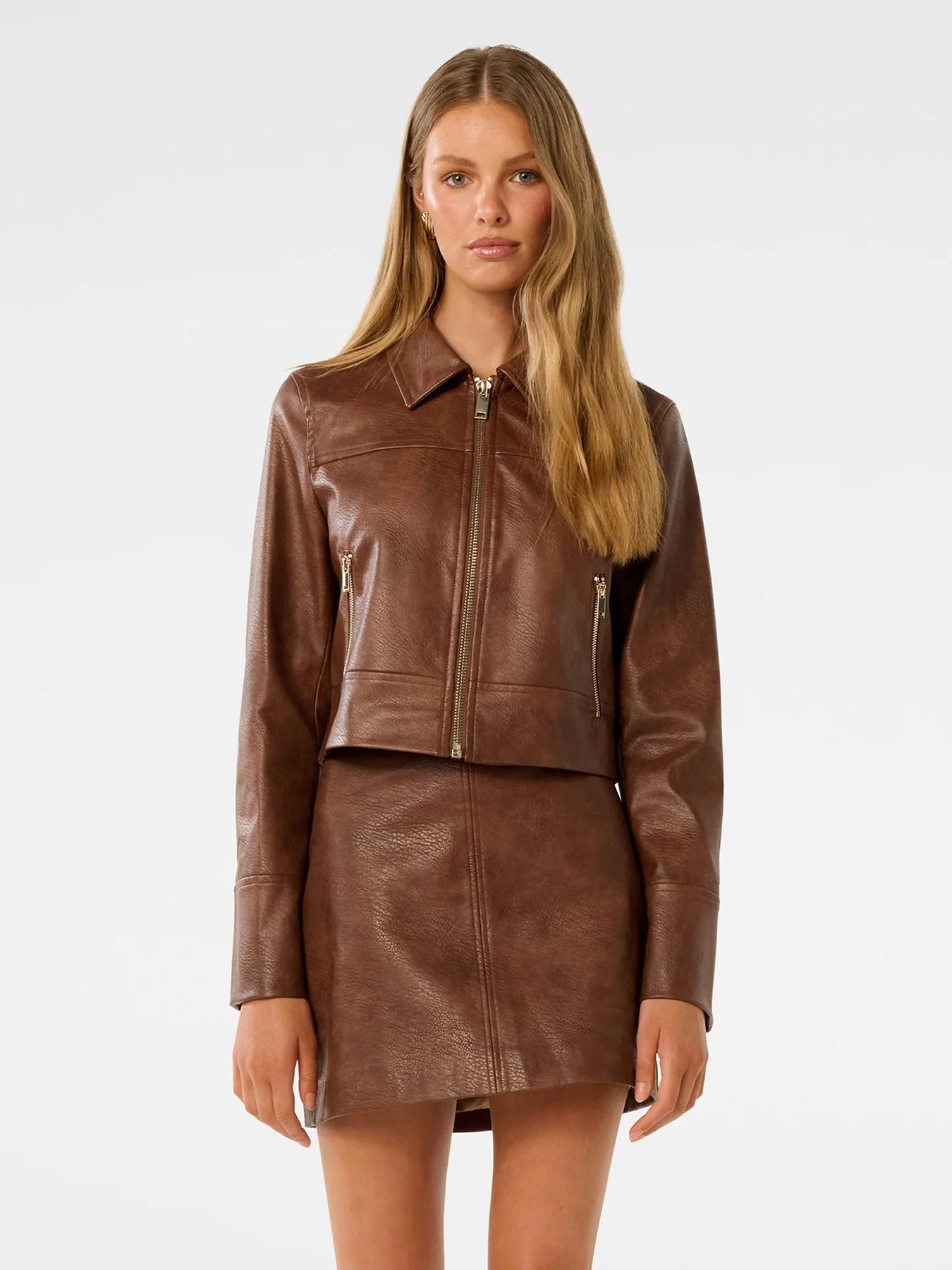 Wren Vegan Leather Jacket - Image 4