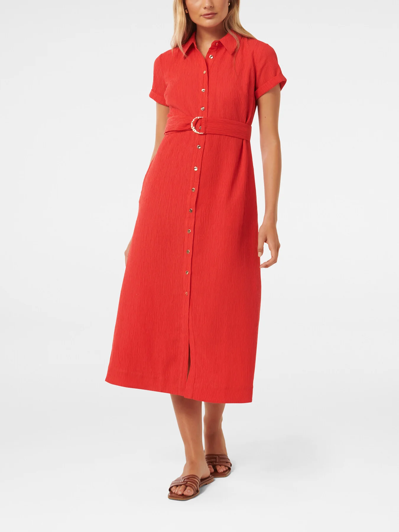 Briley Textured Shirt Dress - Image 2